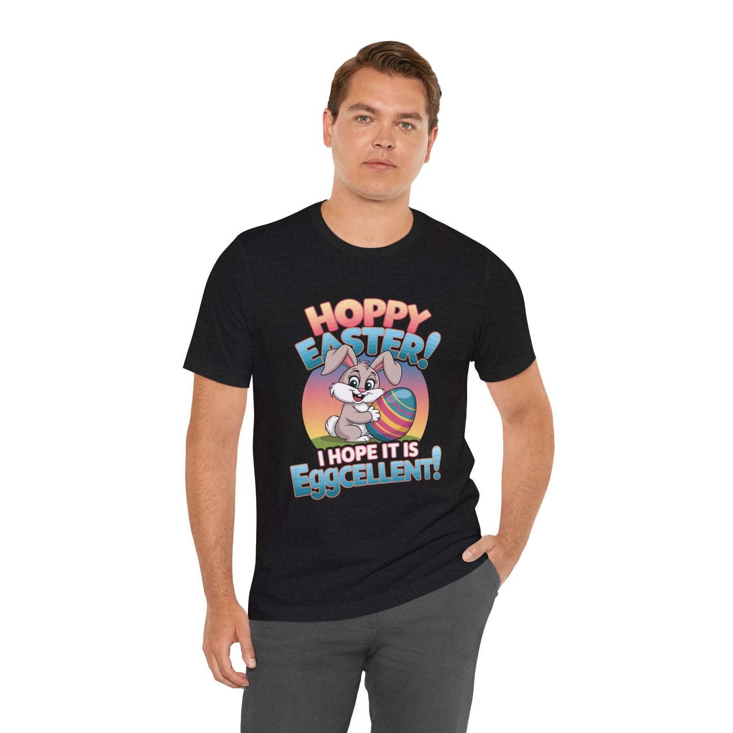 Happy Easter Unisex Tee Easter Shirt Easter Bunny T Shirt Easter Apparel Easter Bunny Outfit