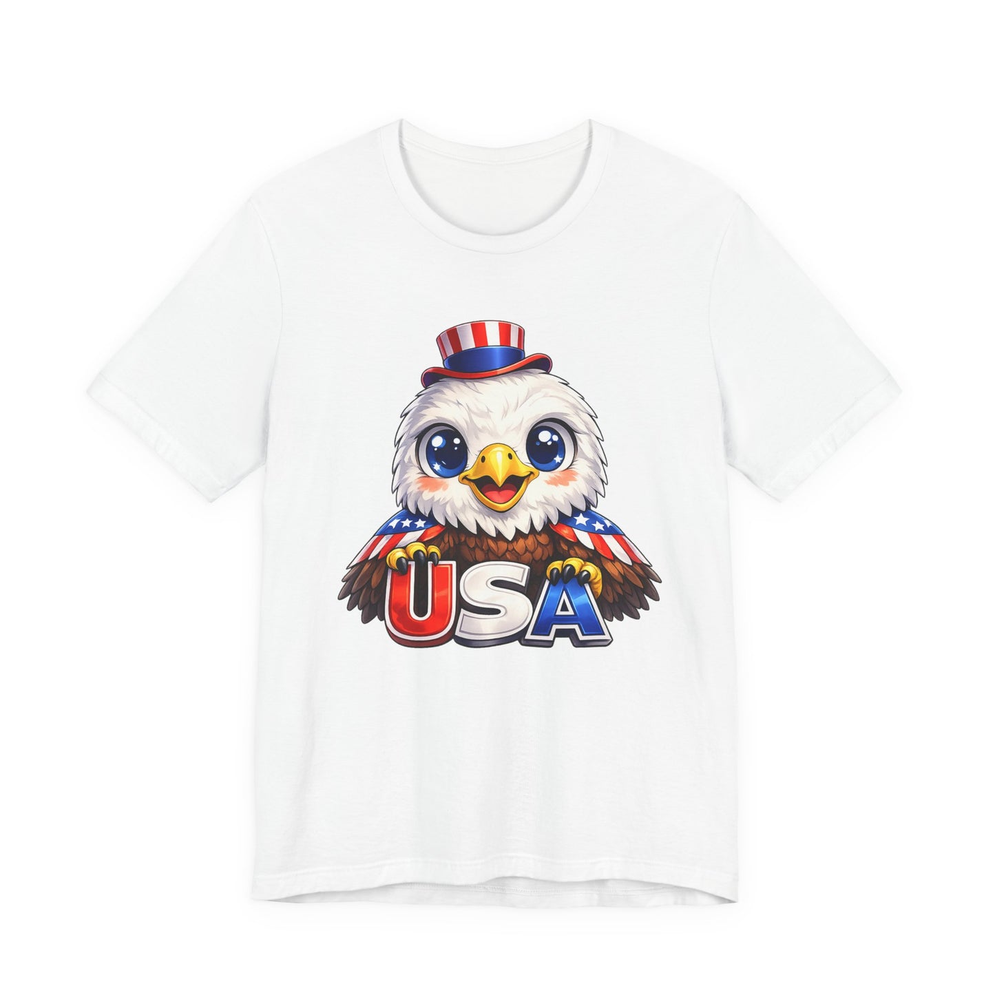 Cute USA Eagle Shirt, Patriotic Eagle T Shirt, Fourth Of July Shirt, American Flag Eagle Tee, Freedom Graphic Shirt, USA Pride Top