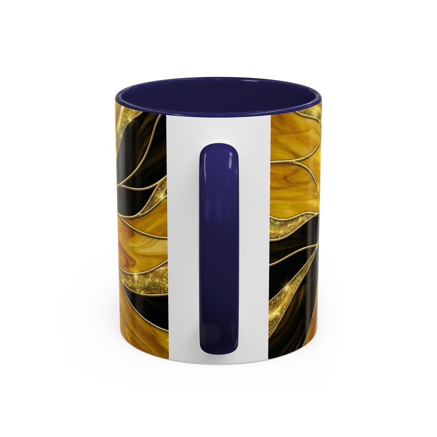 Stained Glass Gamer Mug, Gold Controller Coffee Cup, Video Game Gifts for Him, Gamer Boyfriend Gift, Teen Boy Gaming Mug, Desk Decor