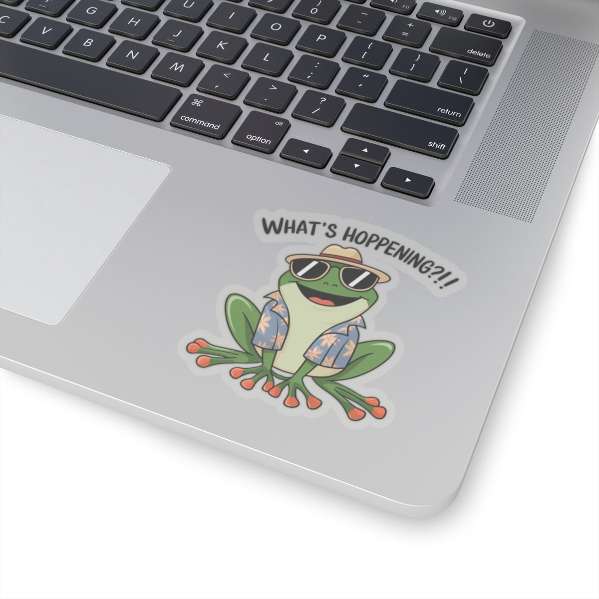 Sticker What's Hoppening Frog Pun