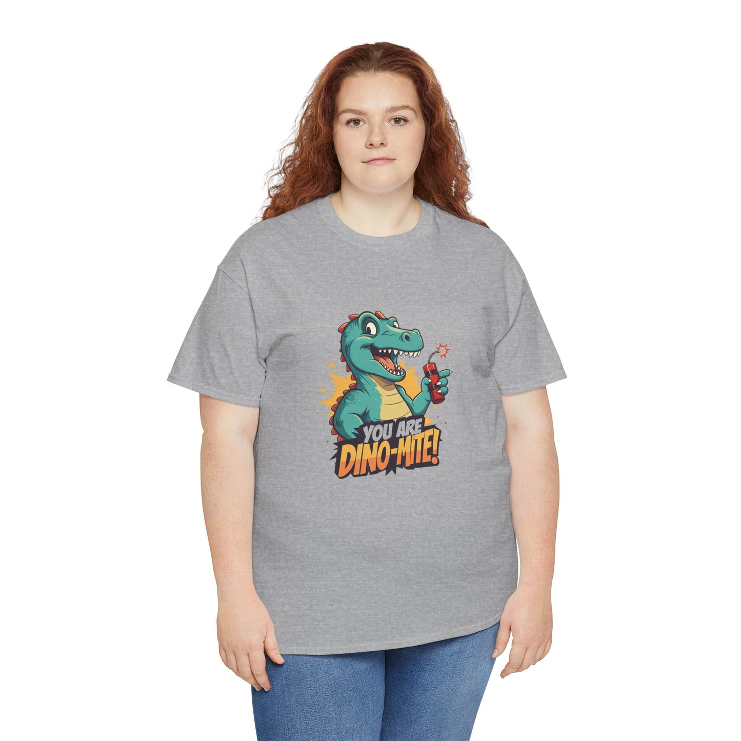You Are Dino-Mite T-Shirt – Funny Dinosaur Graphic Tee | Cute T-Rex Shirt for Kids & Adults | Unisex Dino Lover Gift | Explosion Design