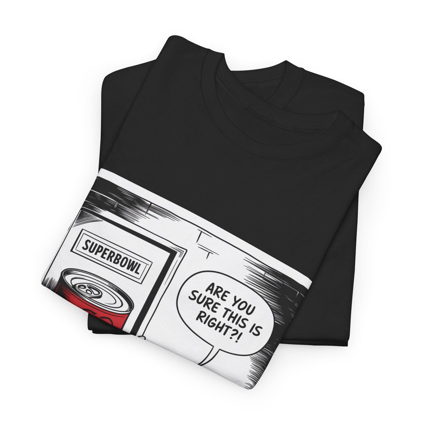 Comic Unisex Tee - Superbowl Design