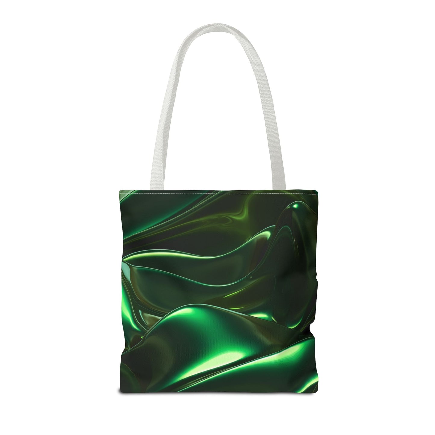 Green Metallic Tote Bag