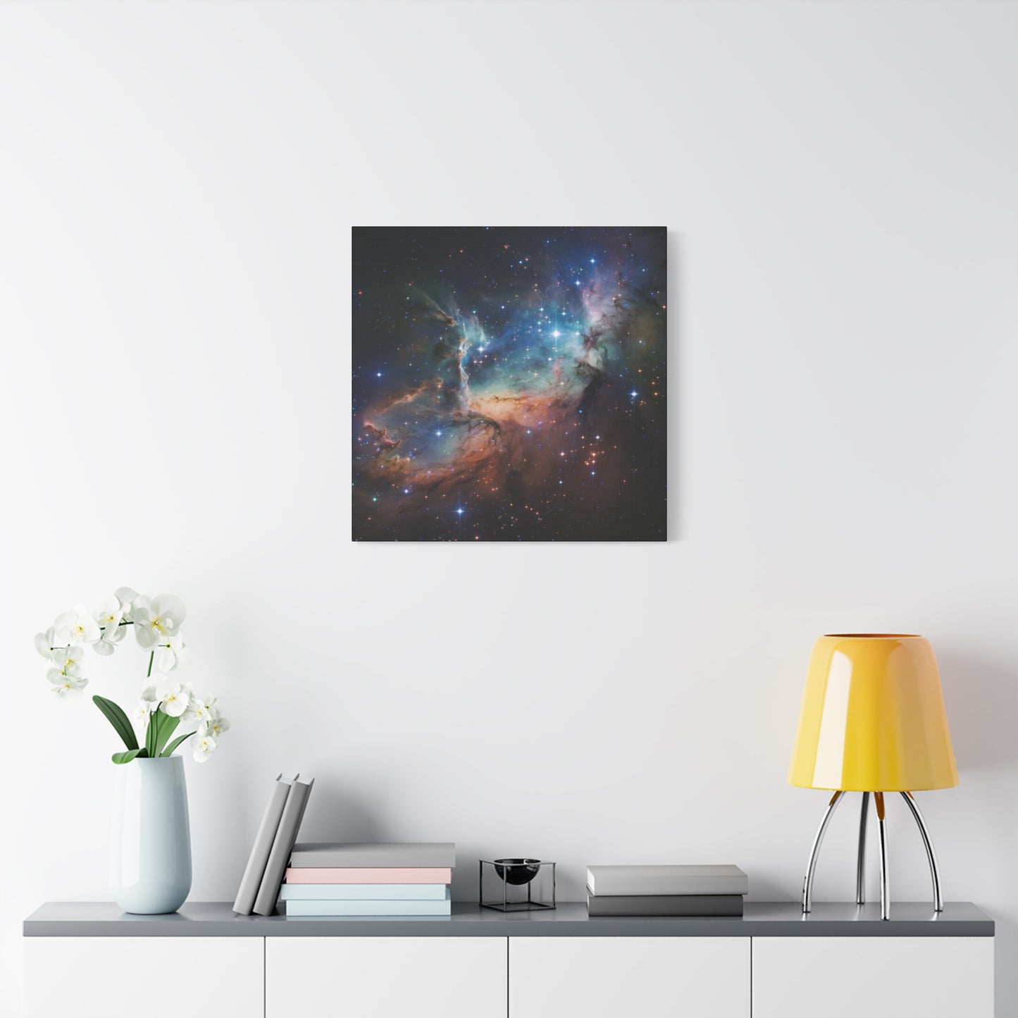 Cosmic Art Canvas Nebula Wall Decor Space Art Galactic Home Decor Modern Art Office Decor