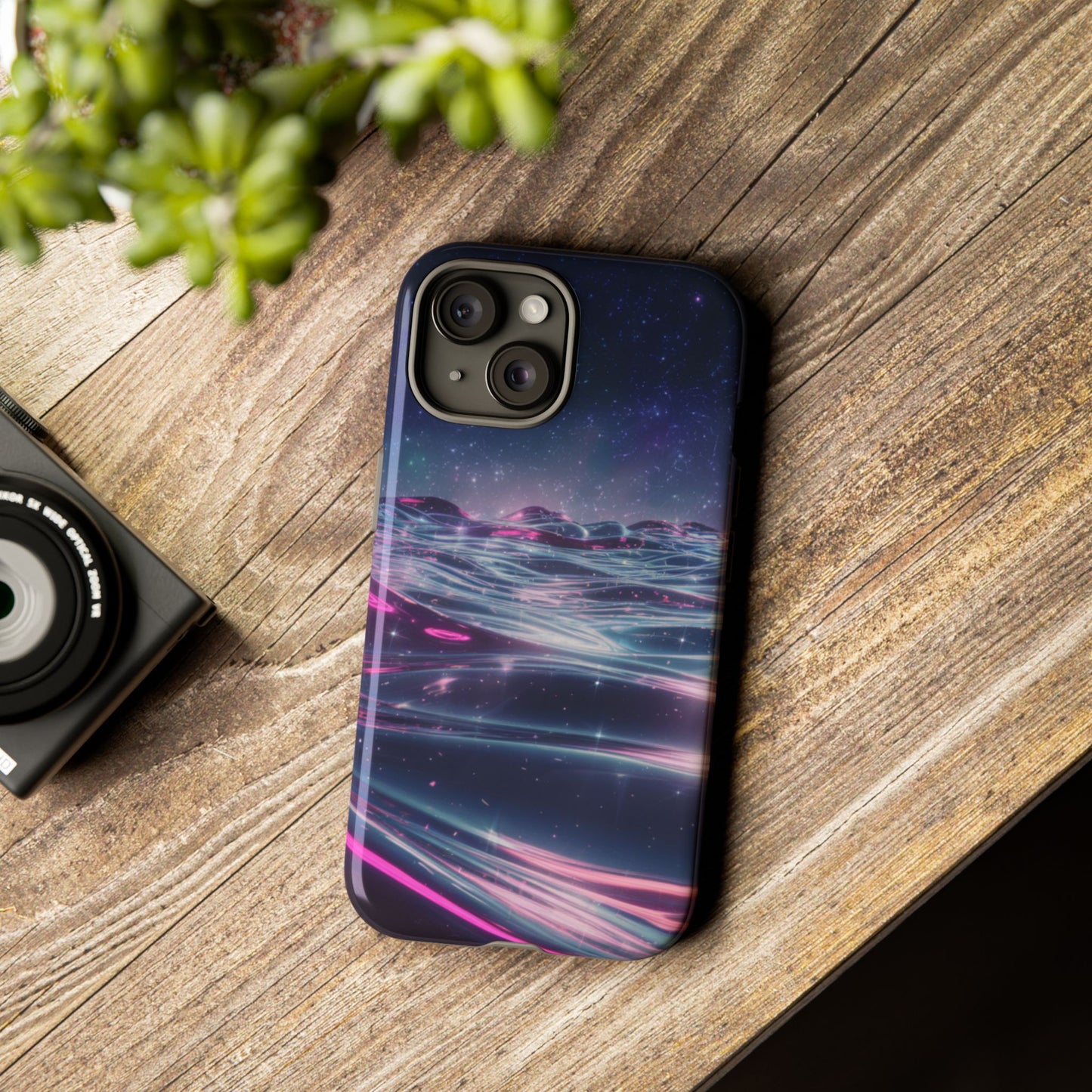iPhone Case - Galactic Ocean and Sky Tough Case