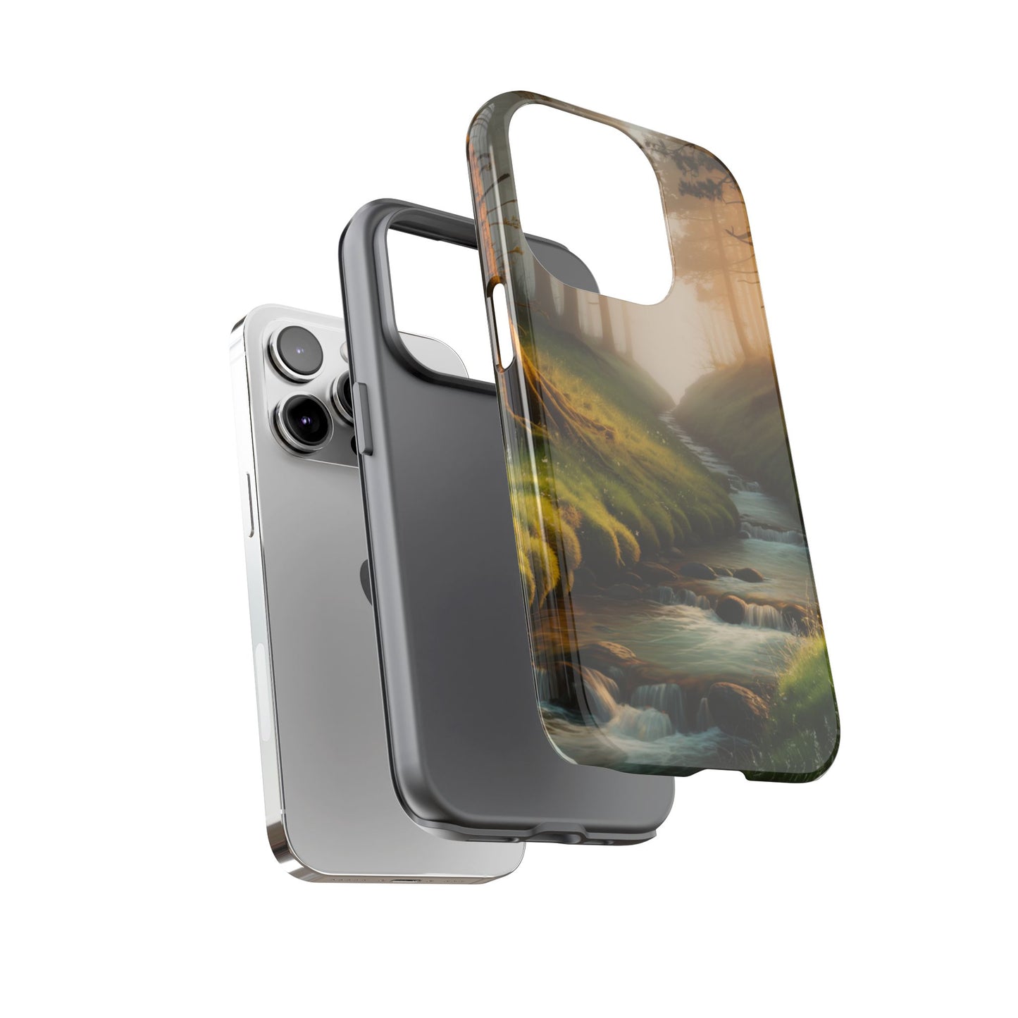 Nature Stream iPhone Case Forest Phone Case Stream iPhone Case Nature Phone Case
