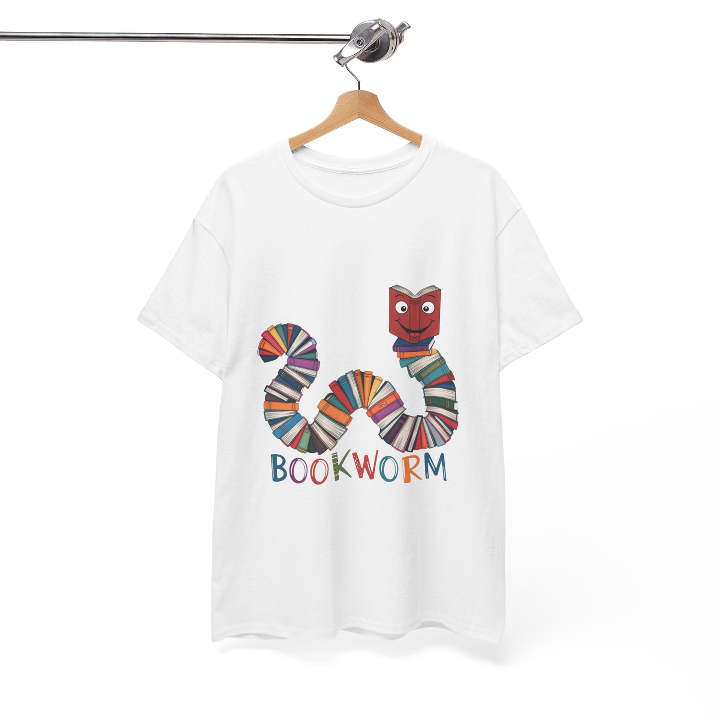 Cute Bookworm Shirt – Funny Reading Lover Tee – Teacher Gift – Kids Book Tee – Unisex Book Nerd Shirt – Book Club Graphic T-Shirt