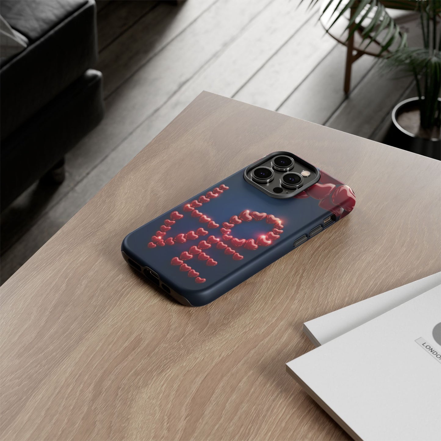 iPhone Case - Love Hearts Design