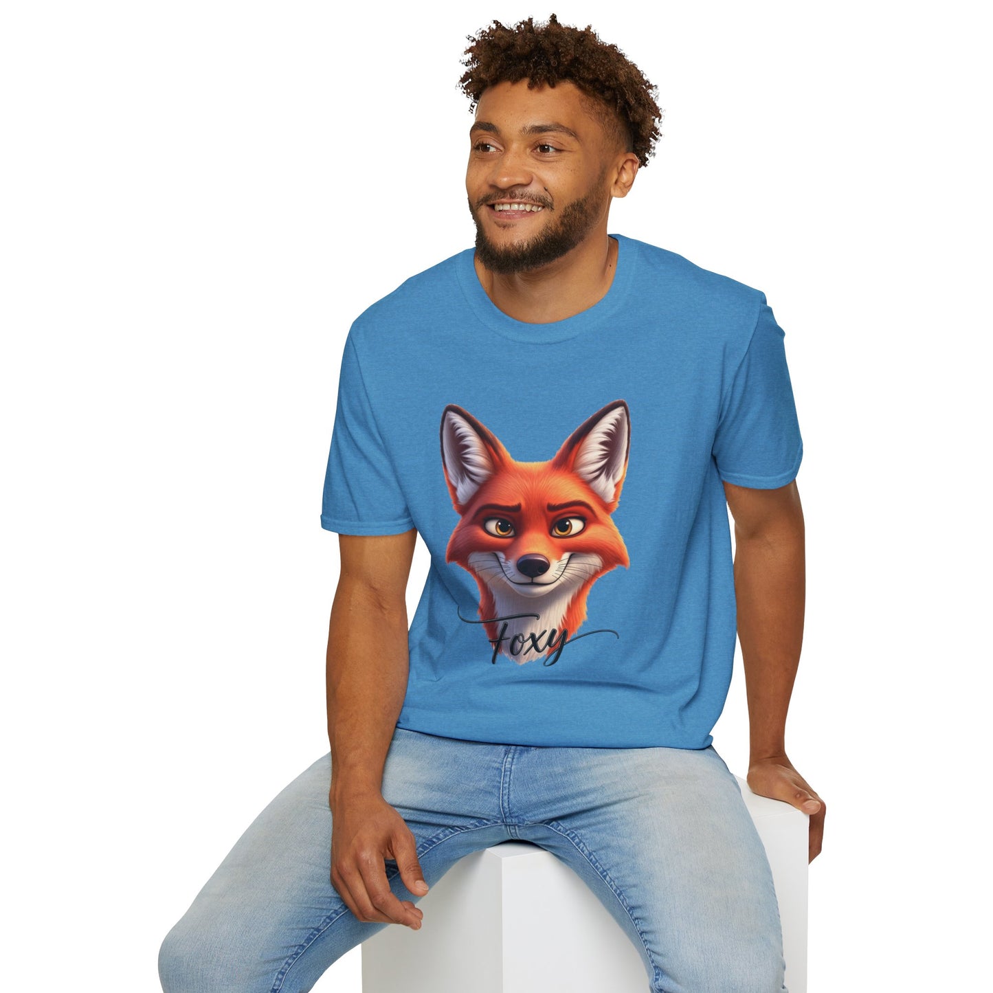Foxy T-Shirt, Cute Fox Graphic Tee, Animal Lover Shirt, Fun And Confident Top, Playful Pun Gift, Soft Cotton Tee For Everyday Wear
