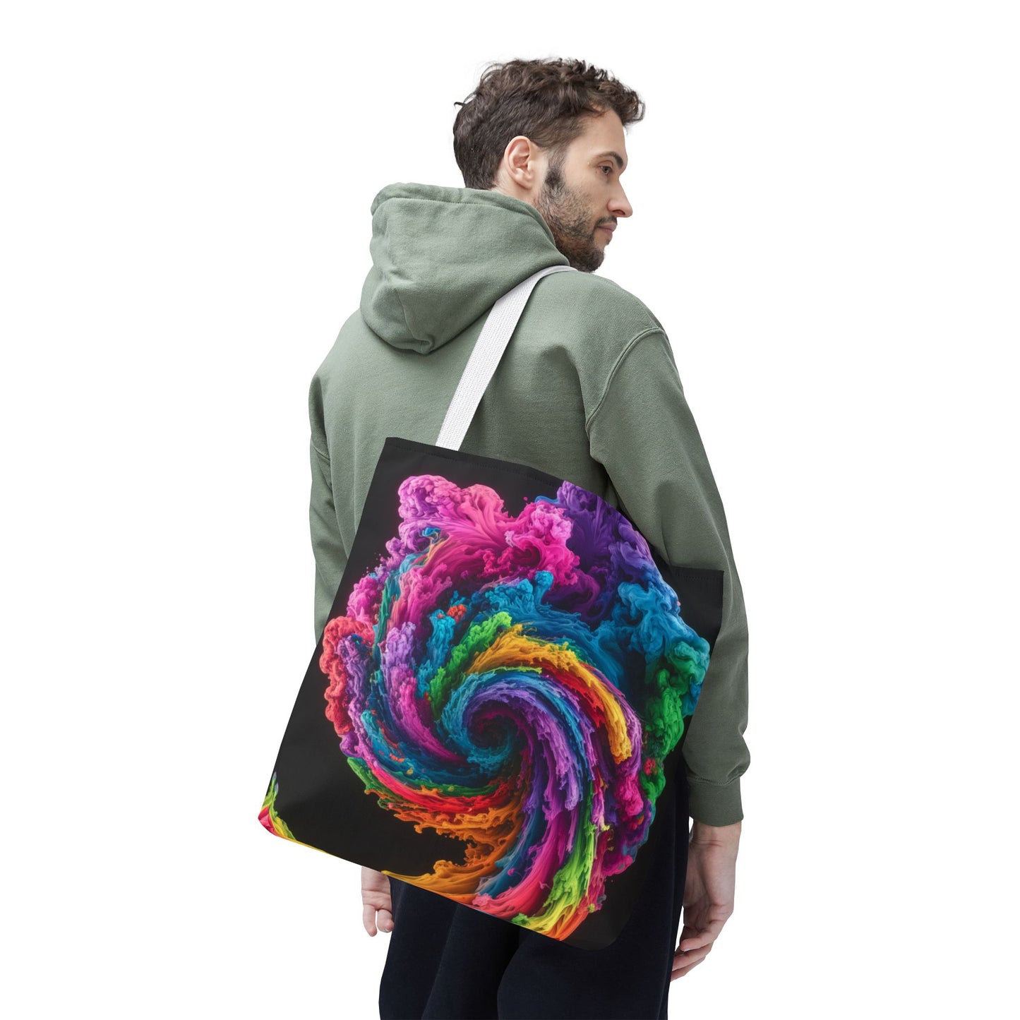 Colorful Swirl Tote Bag