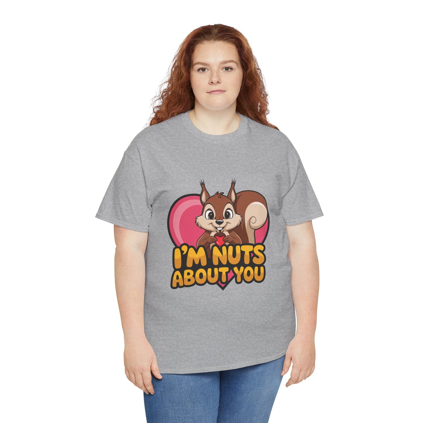 I’m Nuts About You Shirt, Funny Valentine Shirt, Squirrel Love T Shirt, Cute Animal Pun Tee, Valentine Gift For Him Her