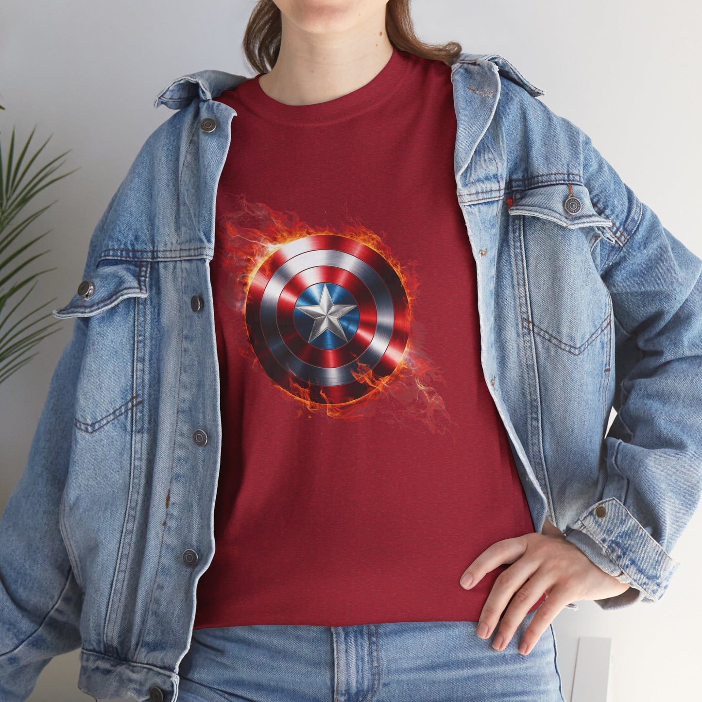Captain America Flame Tee