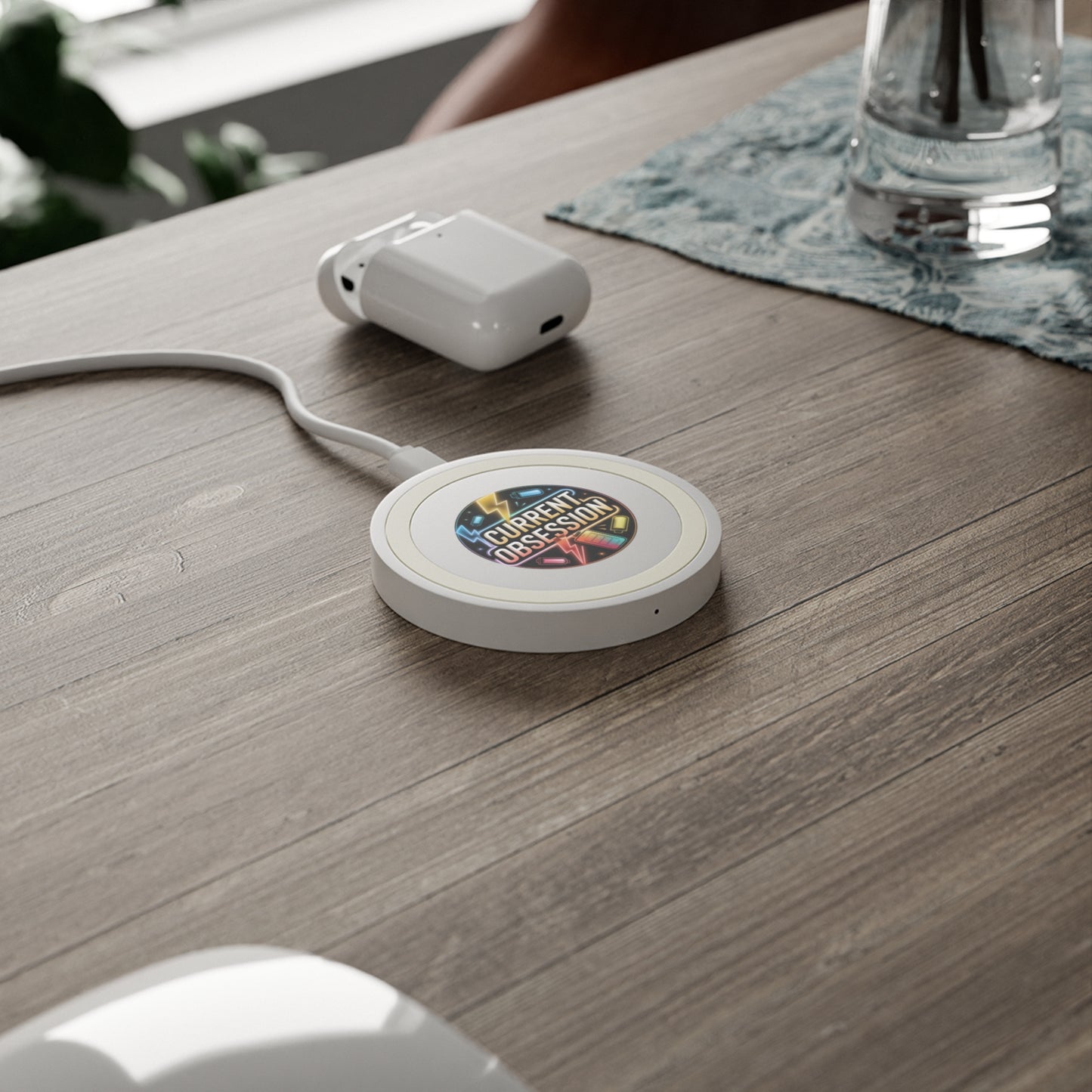 Wireless Charging Pad, Fun Quake Current Obsession Tech Gift, Charger Station