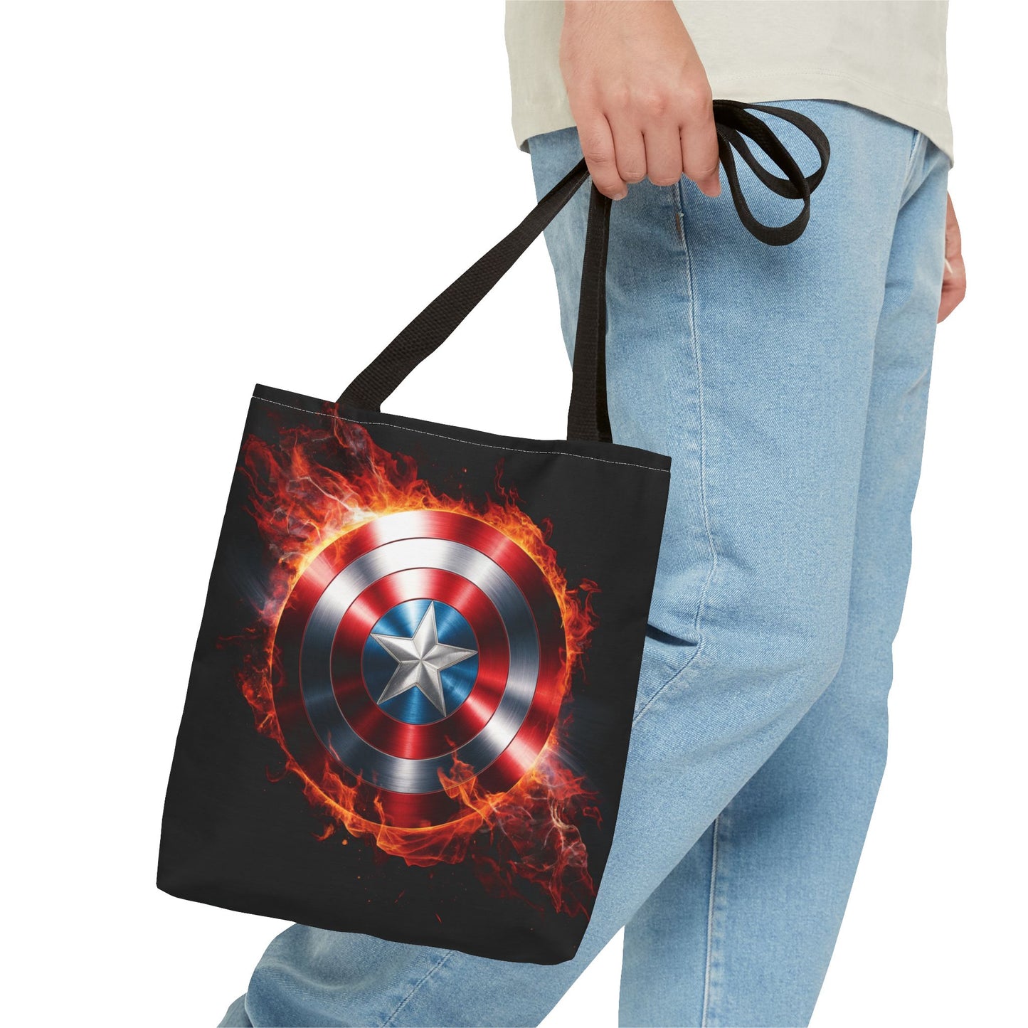 Captain America Shield Tote Bag
