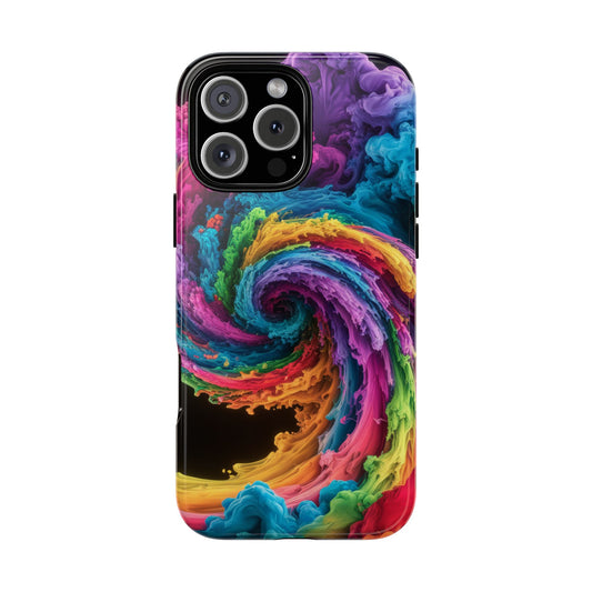 iPhone Case - Colorful Swirl Design