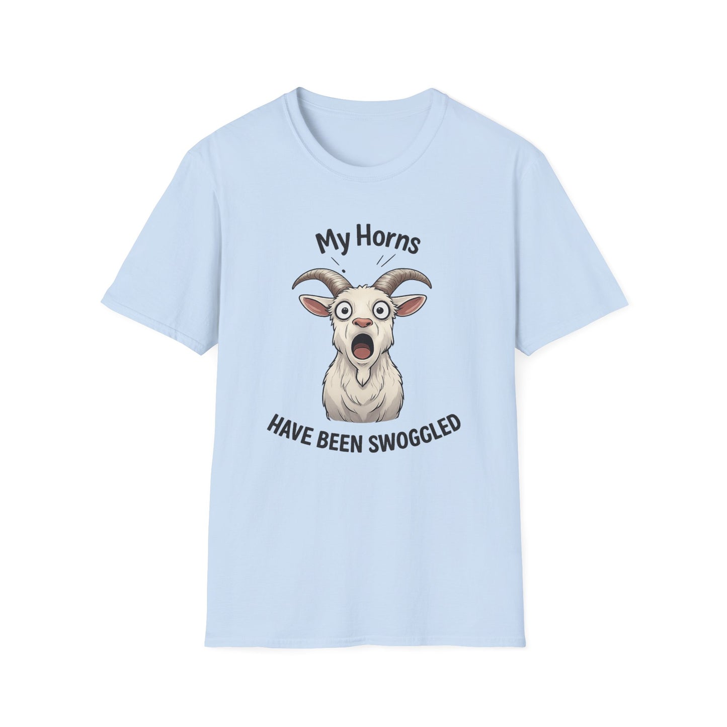 Funny Goat Shirt, Hornswoggled Shirt, My Horns Have Been Swoggled, Goat Pun T Shirt, Animal Humor Tee, Silly Wordplay Shirt