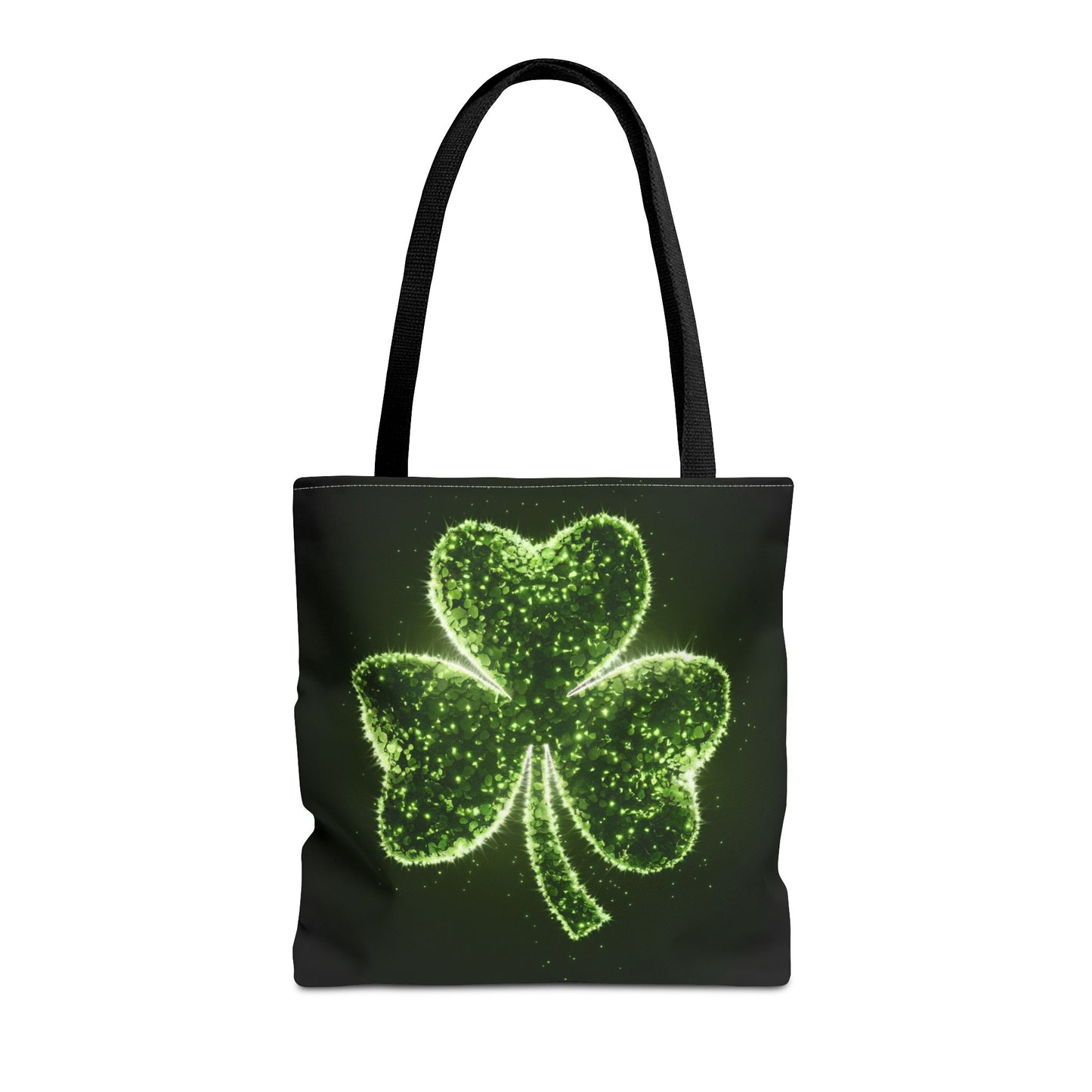 Lucky Shamrock Tote Bag, Green Clover Design Eco-Friendly Shoulder Bag For St. Patrick’s Day, Reusable Tote For Everyday Use And Gifts