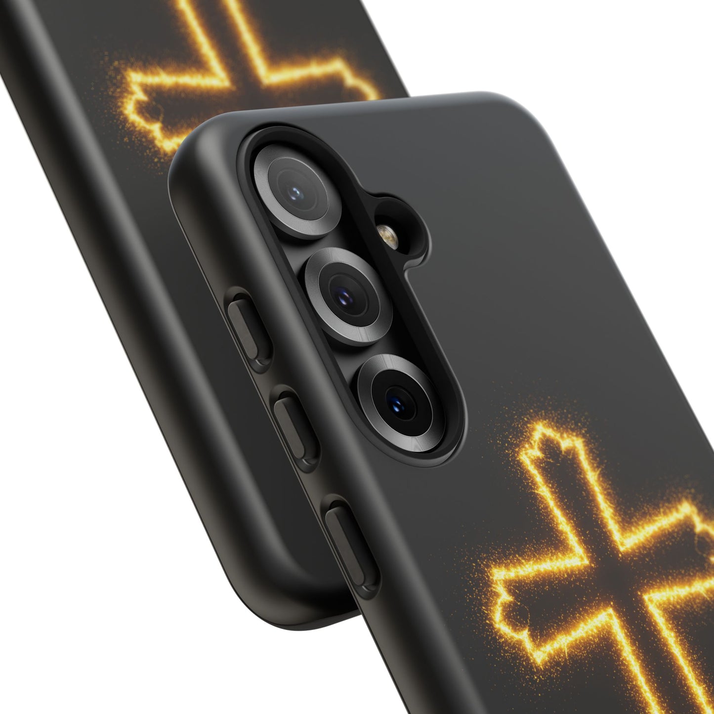 Glow-in-the-Dark Cross Samsung Phone Case - Tough Samsung Cases for Faithful Protection