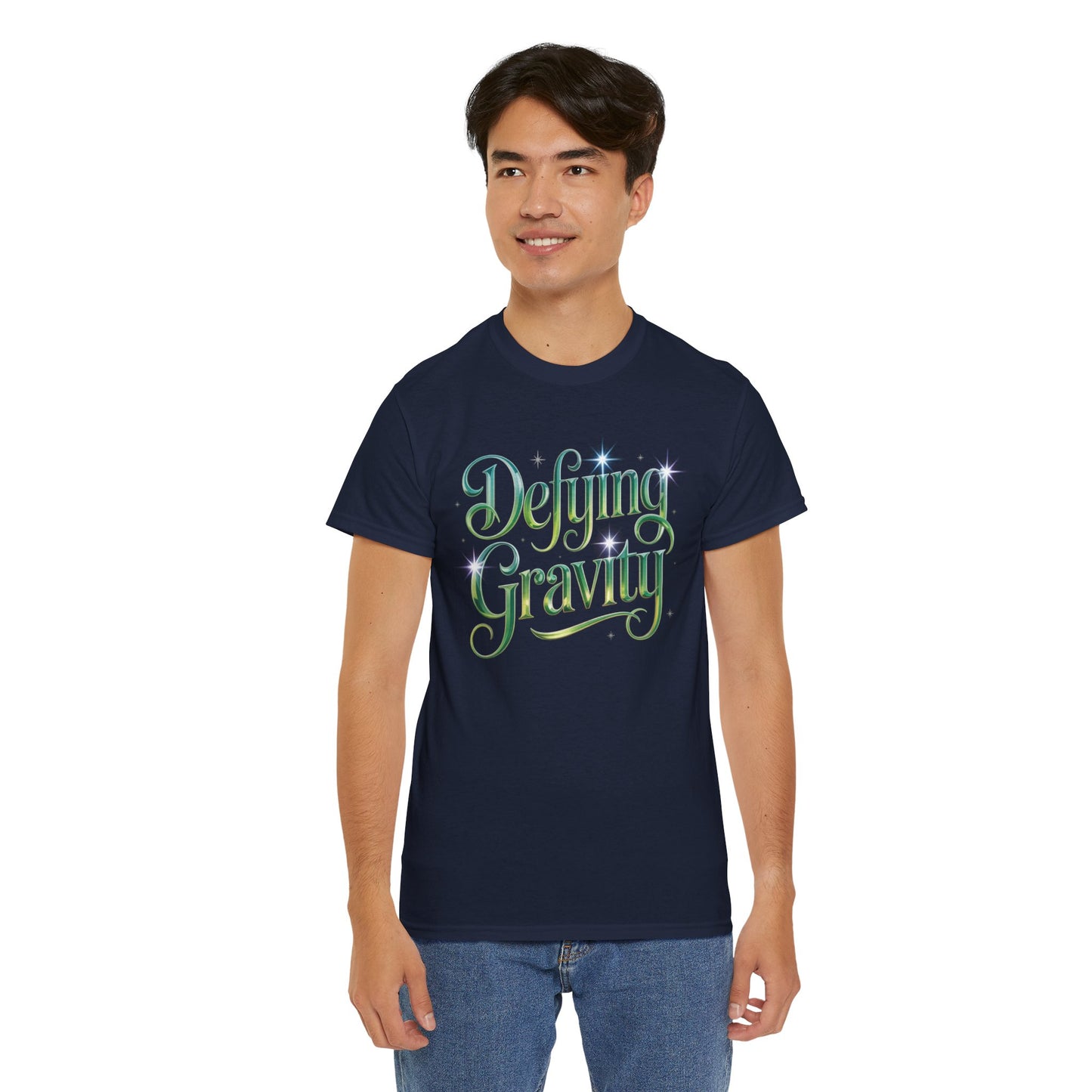 Defying Gravity Wicked Musical Quote Tee – Broadway Fan Shirt, Inspirational Wizard of Oz Graphic Tee, Musical Theatre Unisex T-Shirt
