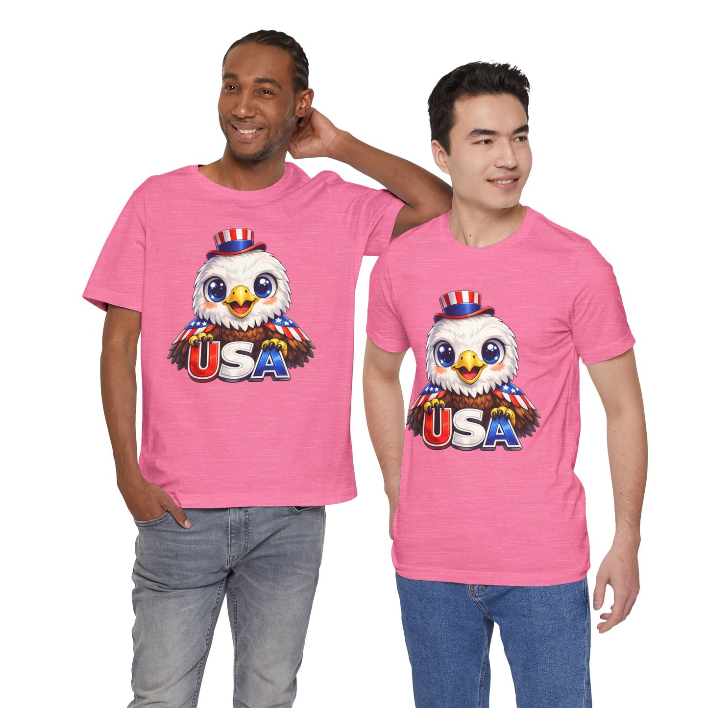 Cute USA Eagle Shirt, Patriotic Eagle T Shirt, Fourth Of July Shirt, American Flag Eagle Tee, Freedom Graphic Shirt, USA Pride Top