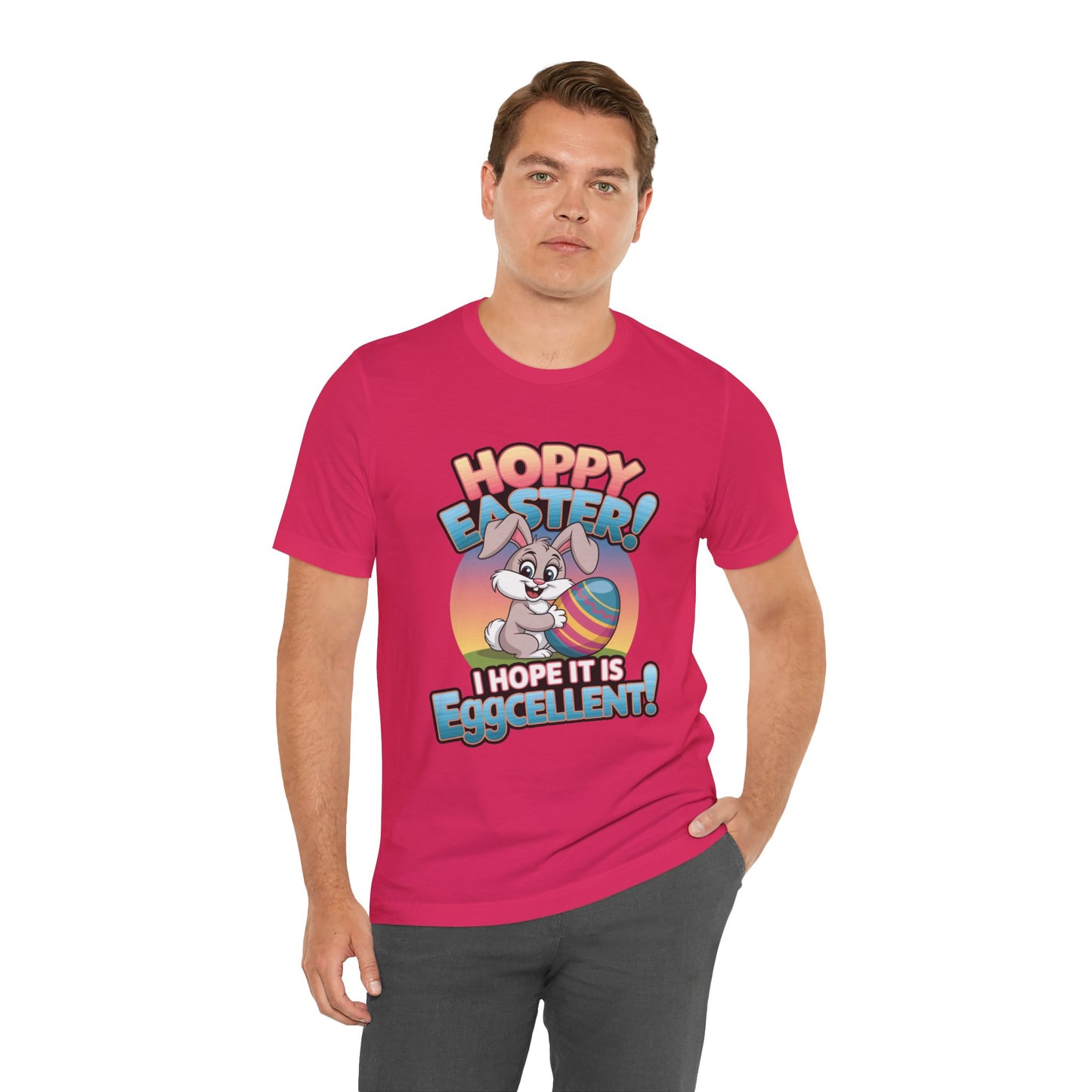 Happy Easter Unisex Tee Easter Shirt Easter Bunny T Shirt Easter Apparel Easter Bunny Outfit