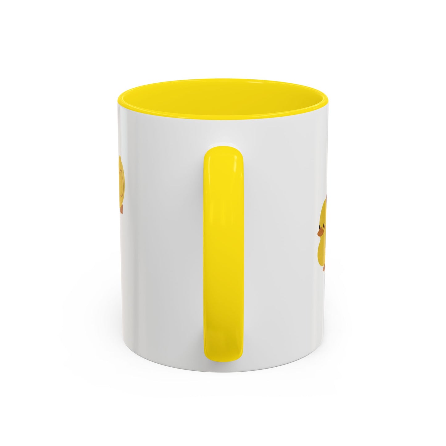 Funny Duck Mug, Cute Chick Coffee Cup, “Definitely Not In A Row” Mug, Cute Animal Lover Gift, Humor Tea Cup, Yellow Duck Kitchenware