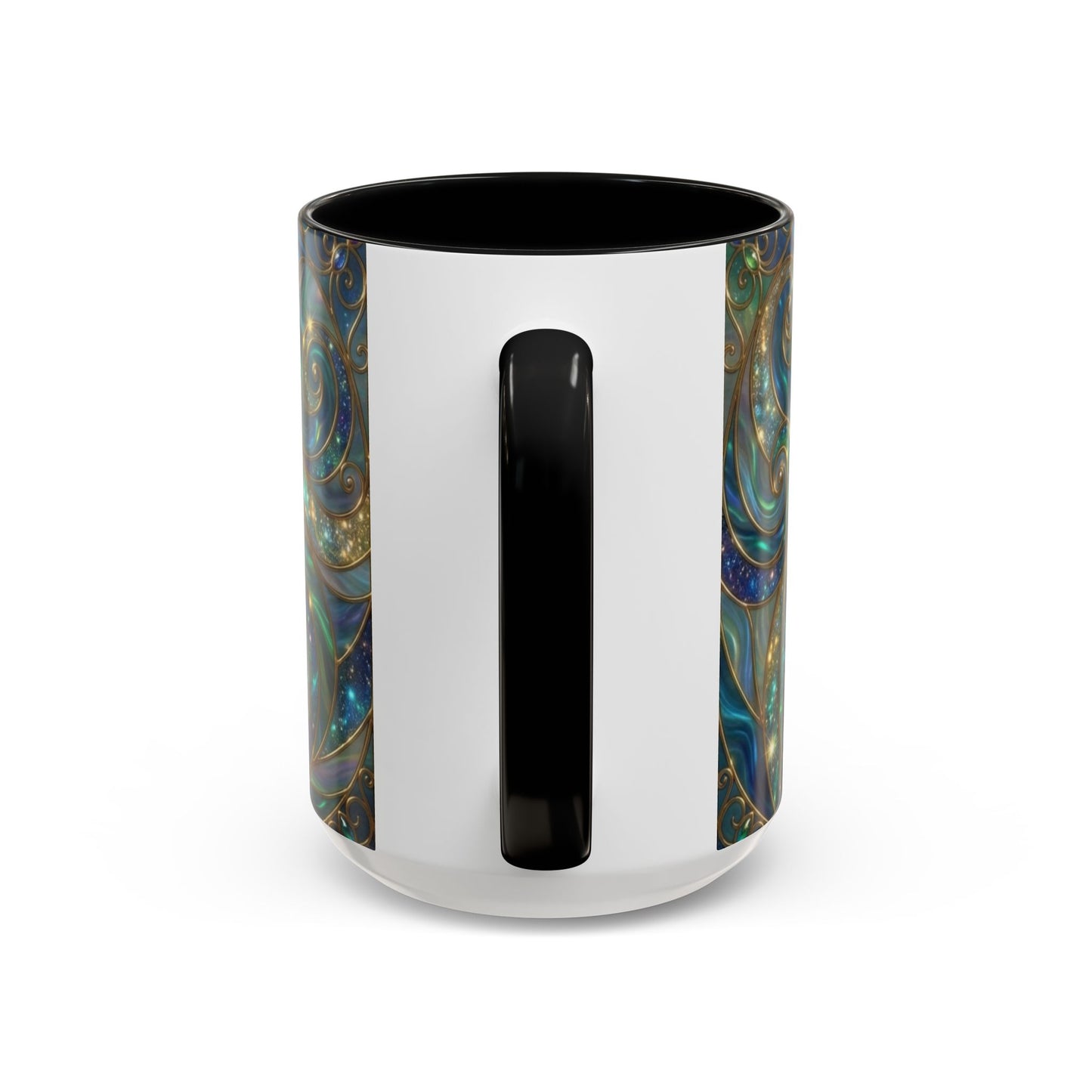 Hummingbird Stained Glass Mug, Colorful Art Coffee Mug, Bird Lover Gift, Nature Inspired Ceramic Mug, Tea Cup