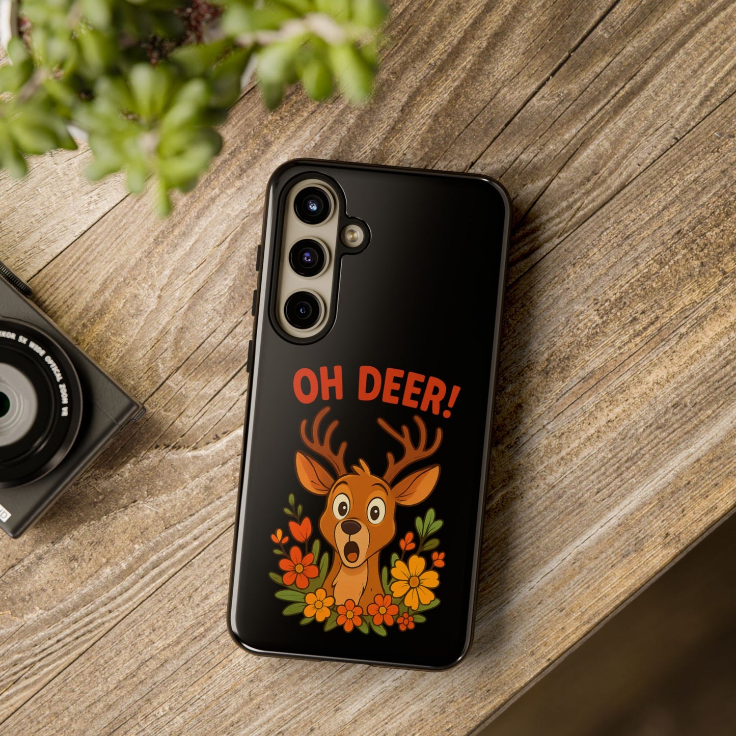 Samsung Phone Case Deer Galaxy Phone Case Nature Phone Accessory Gift for Animal Lovers Funny Case