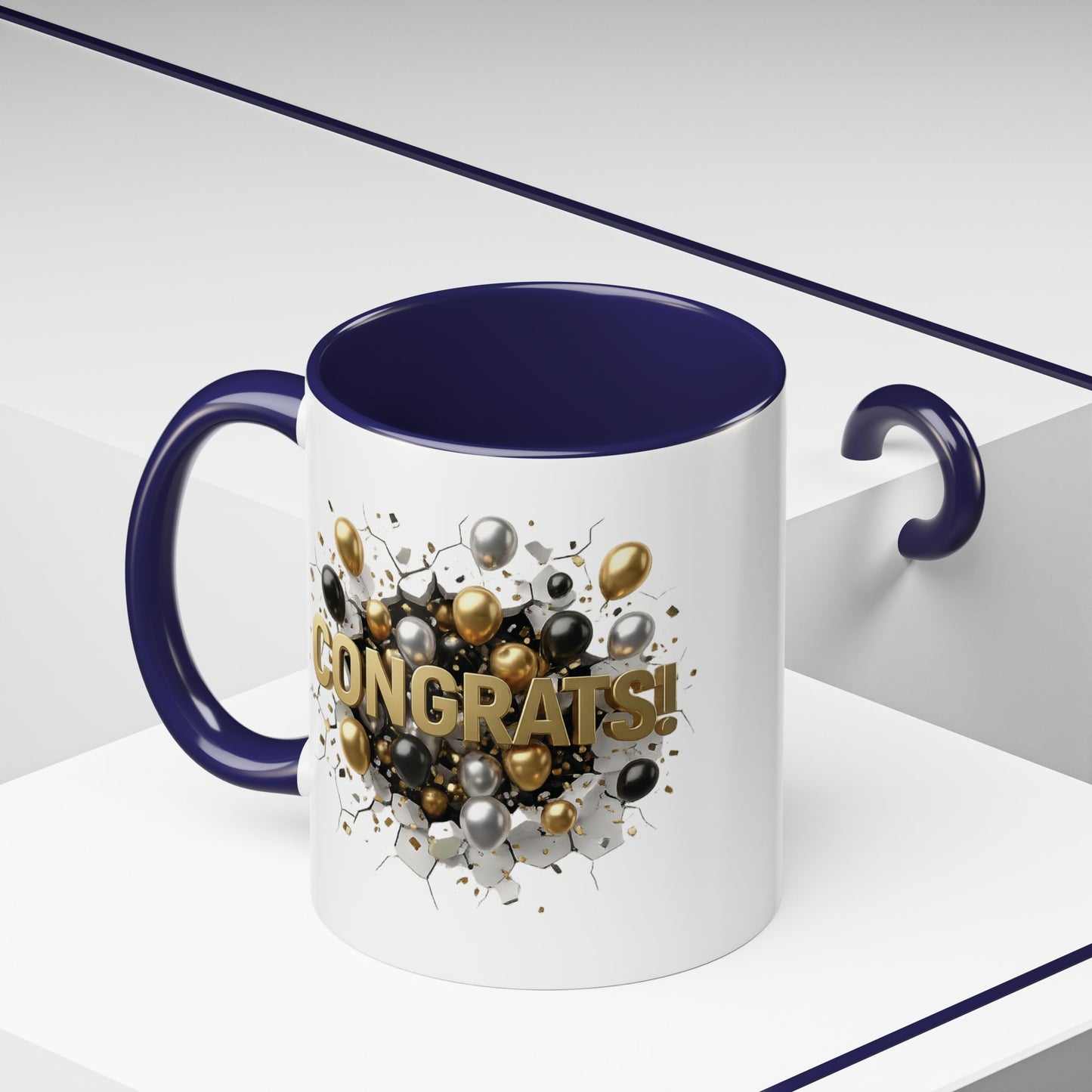 Personalized Congrats Mug, Custom Graduation Gift, Promotion Coffee Cup, New Dad Present, Teacher Appreciation Gift, Custom Name Cups