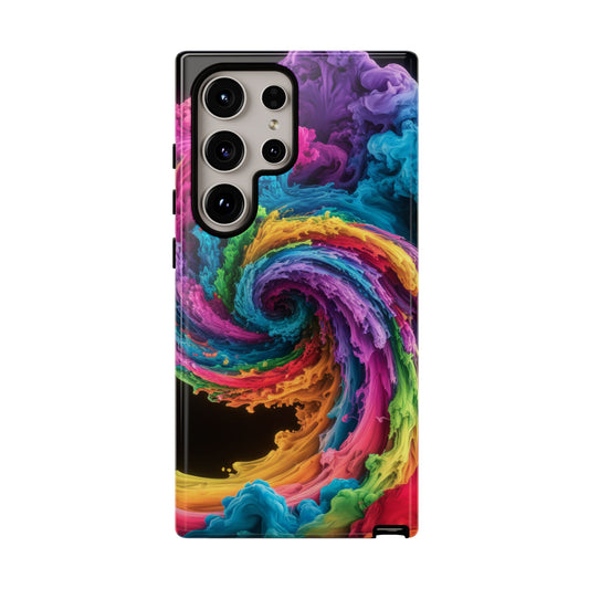 Phone Case - Colorful Swirl Design for Samsung Galaxy