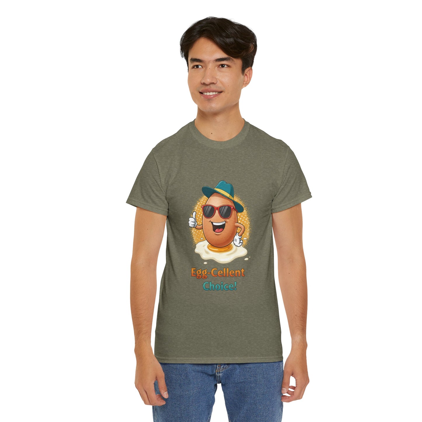 Funny Egg Shirt | Egg-Cellent Choice T-Shirt | Pun Food Tee | Breakfast Lover Gift | Cool Cartoon Egg Shirt | Dad Joke Shirt