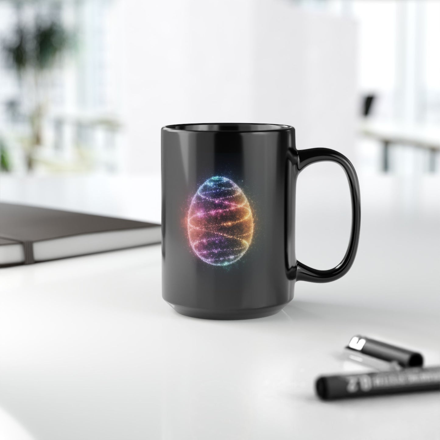 Mug Bioluminescent Easter Egg Easter Cup Kitchen Decor Easter Decor