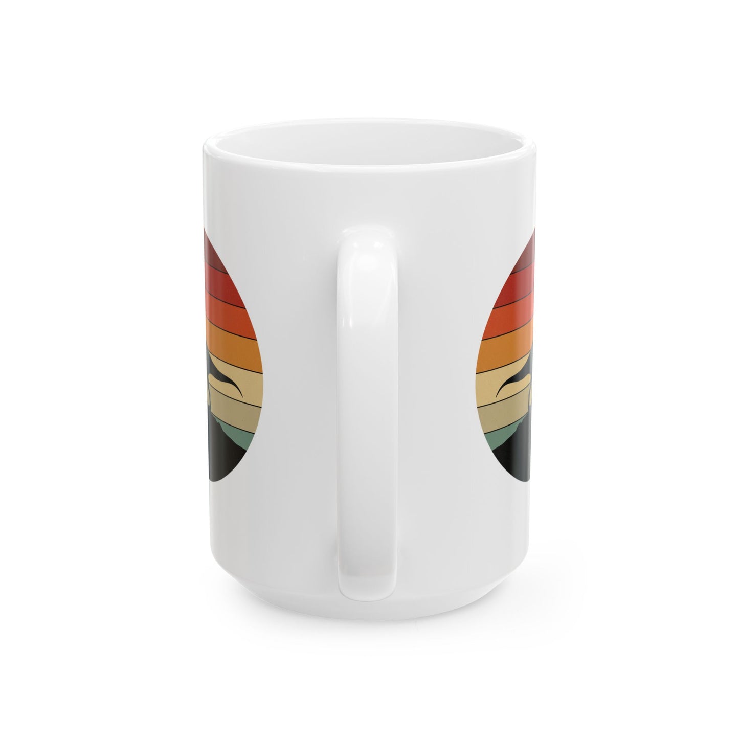 Retro T-Rex Dinosaur Coffee Mug - Funny Tea-Rex Ceramic Cup, Gift for Dino Lovers and Office Humor - 11oz or 15oz