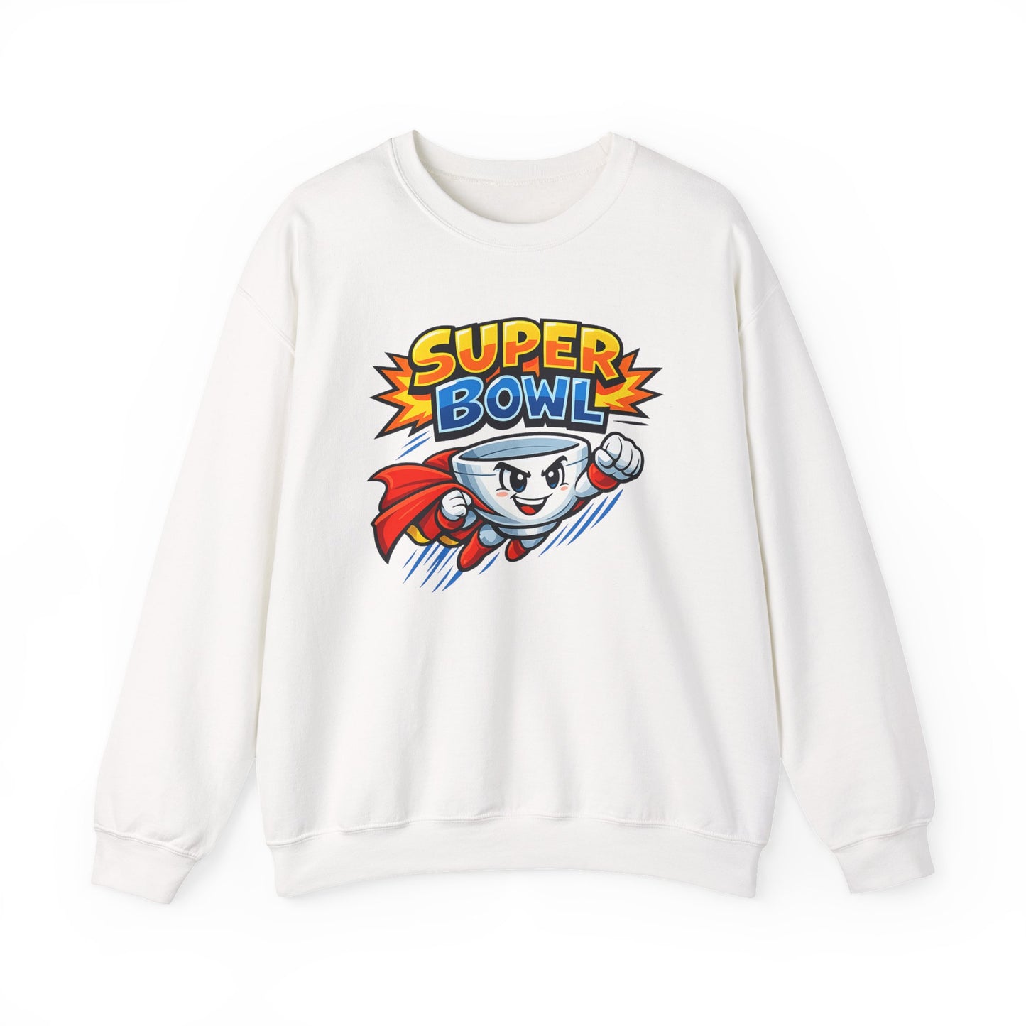 Super Bowl Sweatshirt, Funny Super Bowl Crewneck, Football Party Sweatshirt, Game Day Pullover, Bowl Pun Shirt, Unisex Graphic Crew