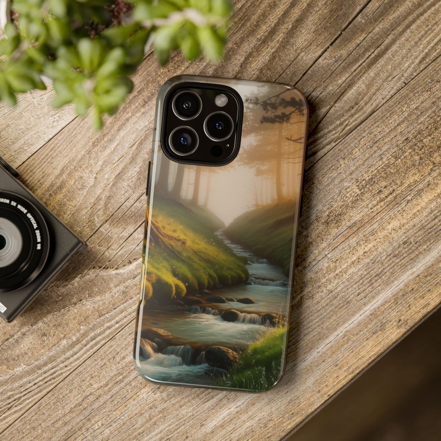 Nature Stream iPhone Case Forest Phone Case Stream iPhone Case Nature Phone Case