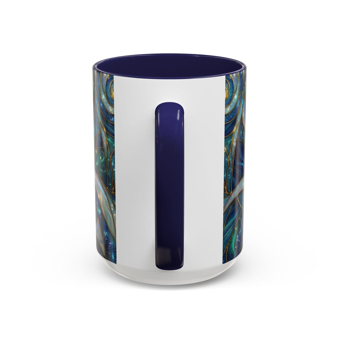 Stained Glass Dove Mug, Christian Coffee Cup, Religious Gift, Faith Art Mug, Holy Spirit Dove, Inspirational Christian Mug