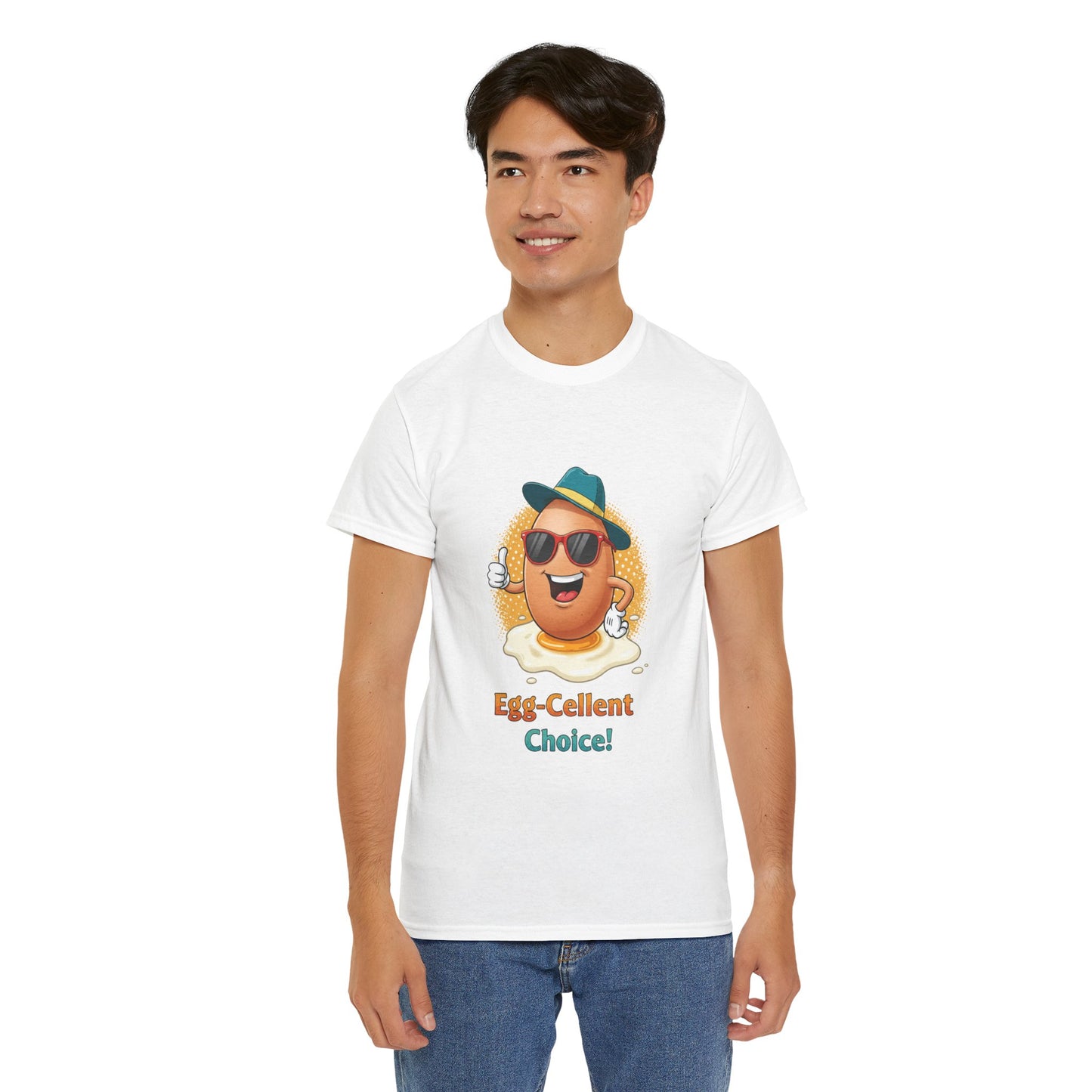 Funny Egg Shirt | Egg-Cellent Choice T-Shirt | Pun Food Tee | Breakfast Lover Gift | Cool Cartoon Egg Shirt | Dad Joke Shirt