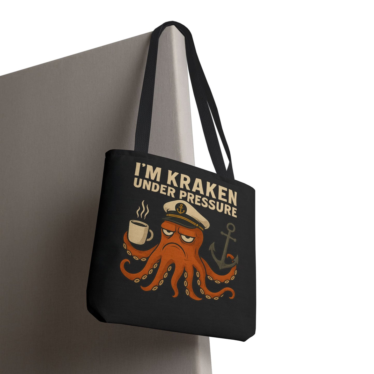 Stressed Octopus Tote Bag Nautical Bag Beach Tote Ocean Reusable Bag Seaside