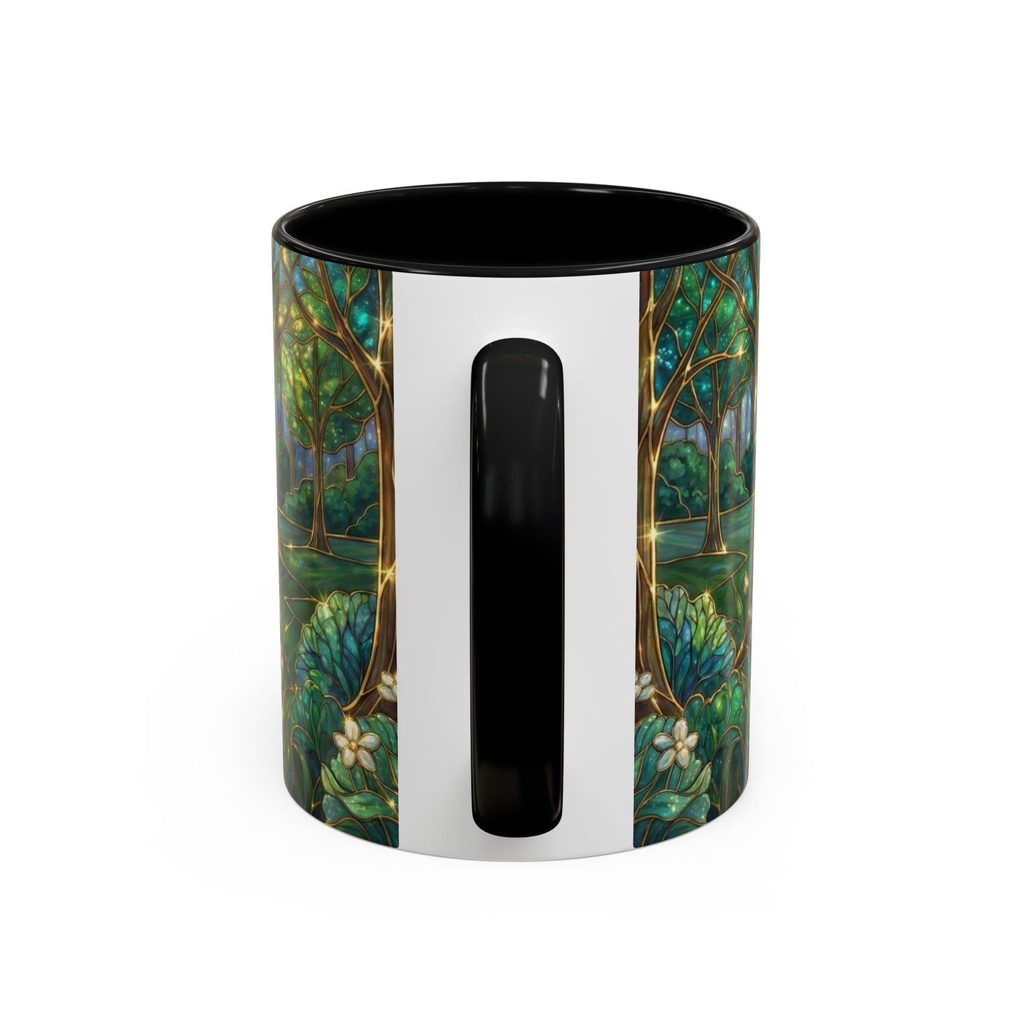 Stained Glass Labrador Mug, Dog Lover Coffee Mug, Labrador Retriever Art Cup, Pet Memorial Gift, Colorful Dog Mug, Nature Art Mug