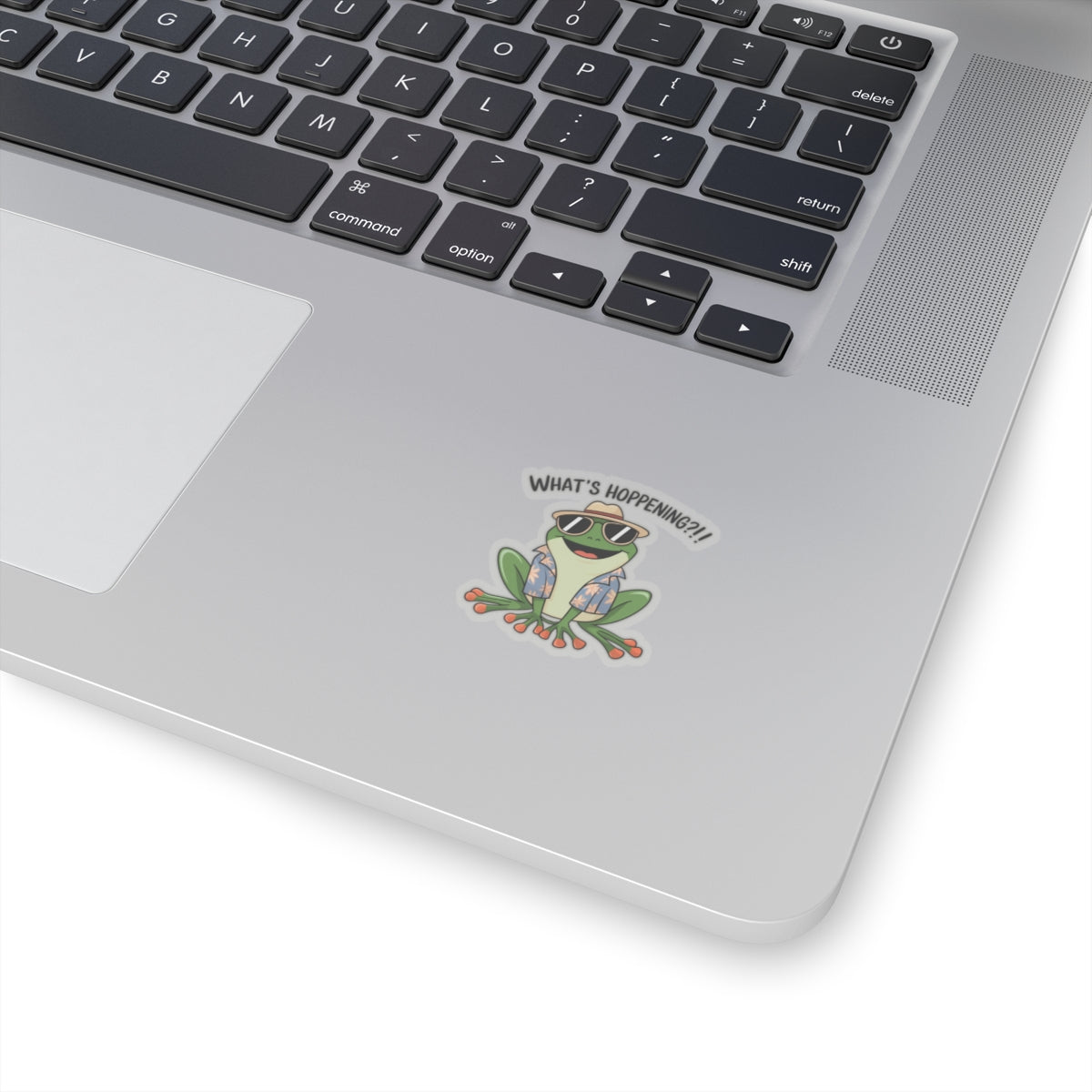 Sticker What's Hoppening Frog Pun