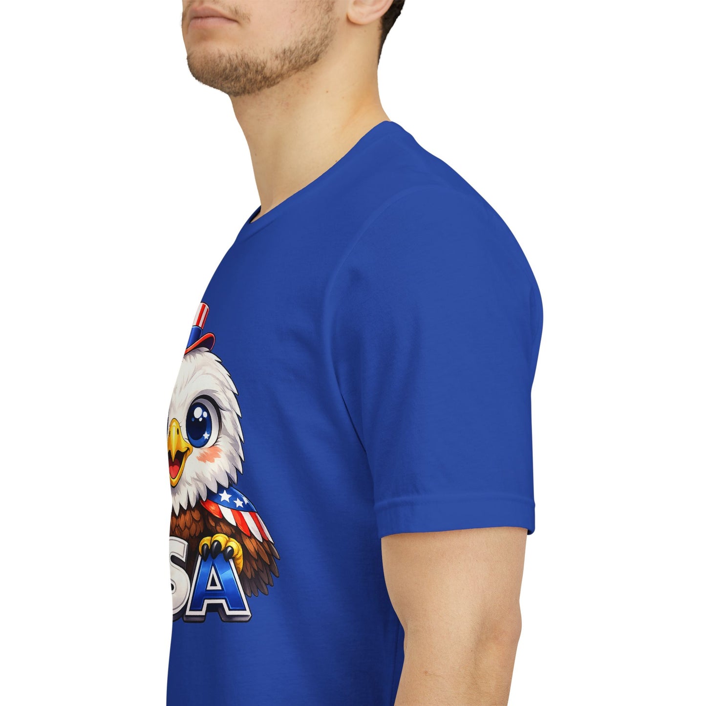 Cute USA Eagle Shirt, Patriotic Eagle T Shirt, Fourth Of July Shirt, American Flag Eagle Tee, Freedom Graphic Shirt, USA Pride Top
