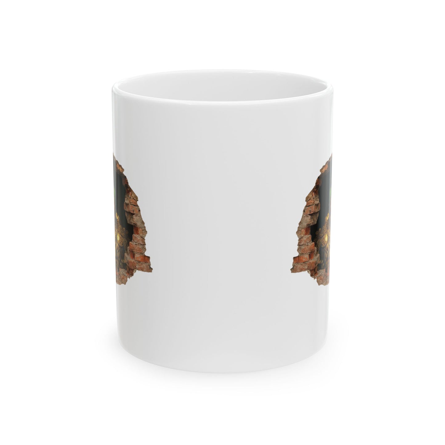 Leprechaun Coffee Mug, St Patricks Day Mug, Irish Gold Mug, Cute Leprechaun Art Cup, St Paddy Gift, Funny Irish Coffee Mug