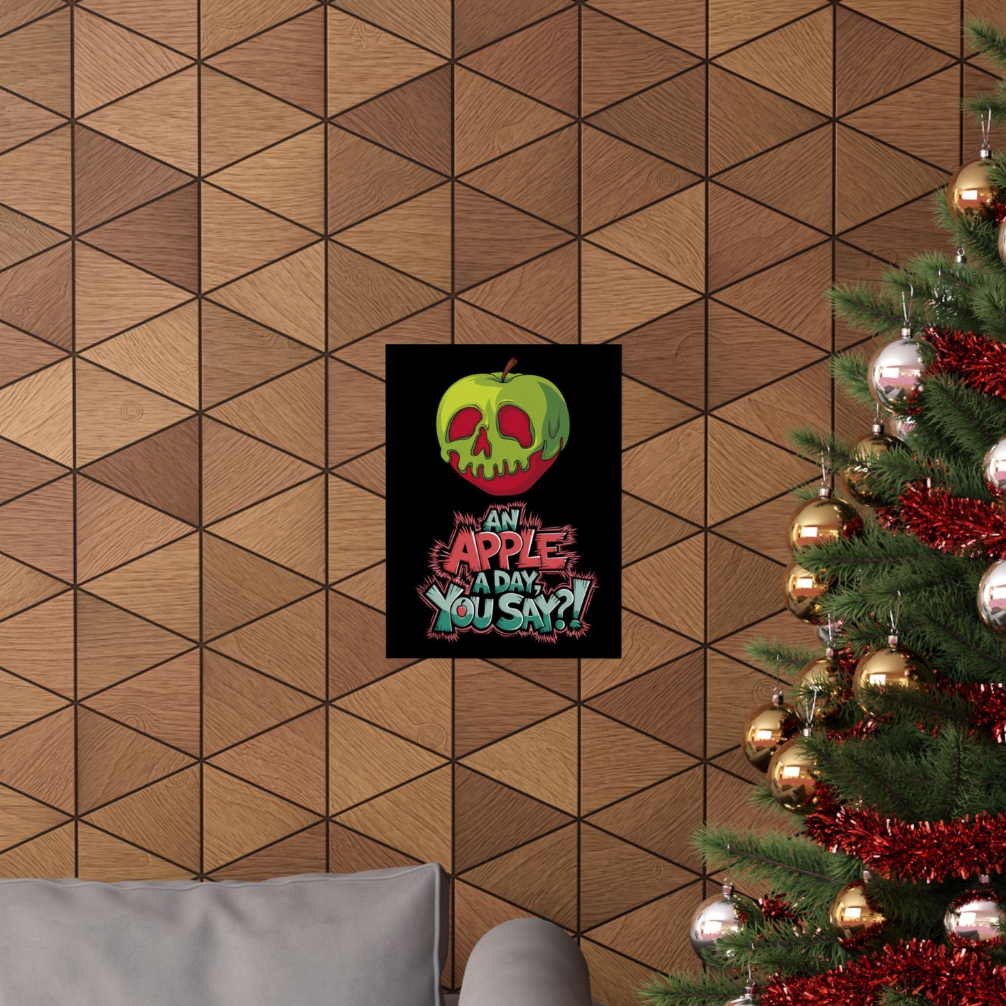 Vertical Poster - Poison Apple 'An Apple a Day You Say'