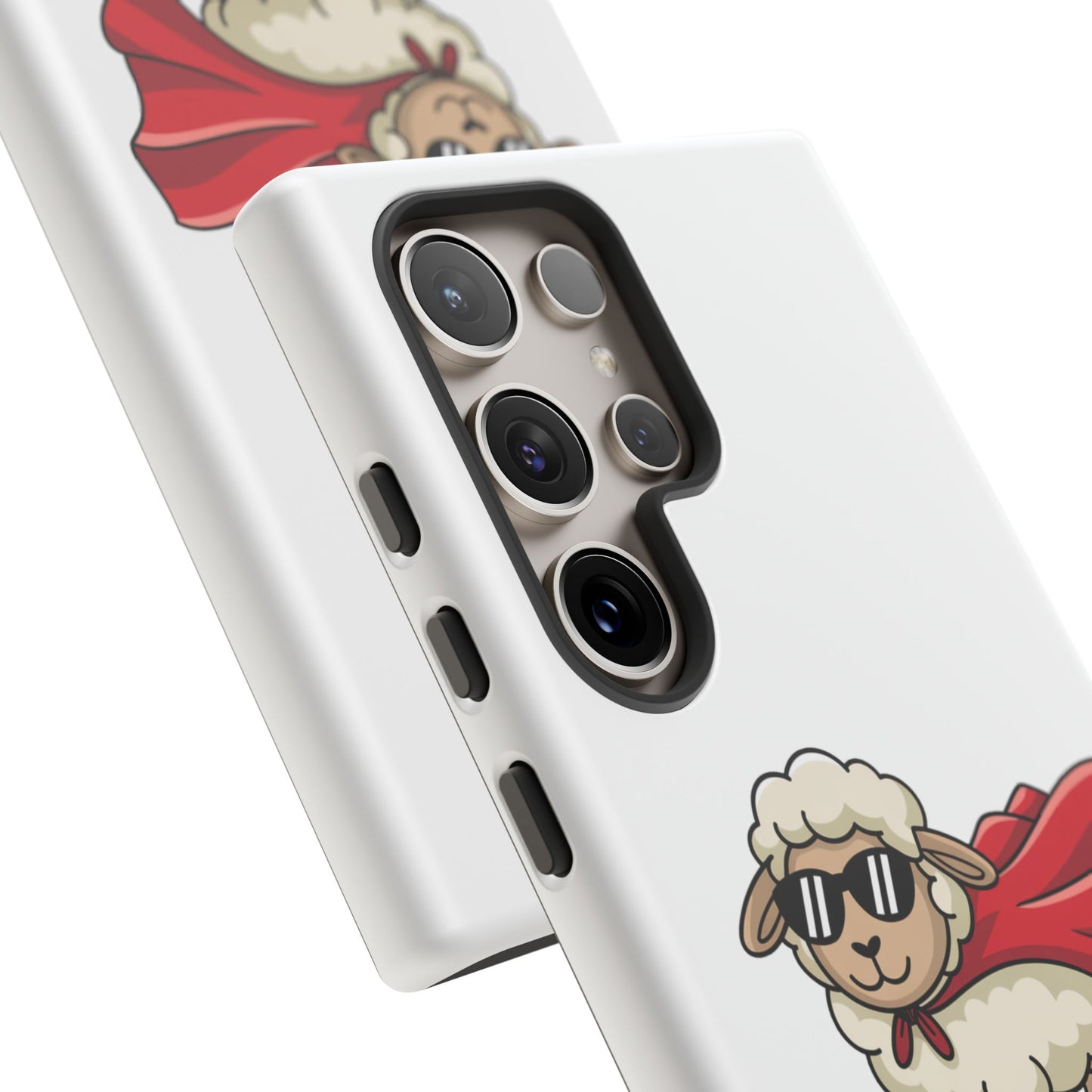 Funny Samsung Case - Cute Sheep Phone Cover - "Ewe Are Amazing" Gift for Her or Him - Animal Pun Superhero Case - Samsung Case