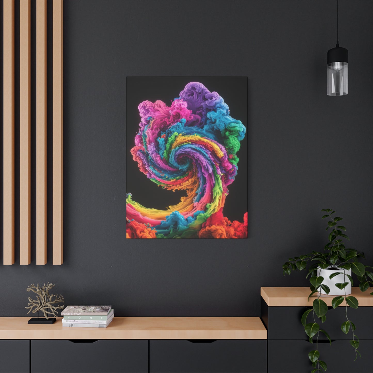 Colorful Swirl Wall Art