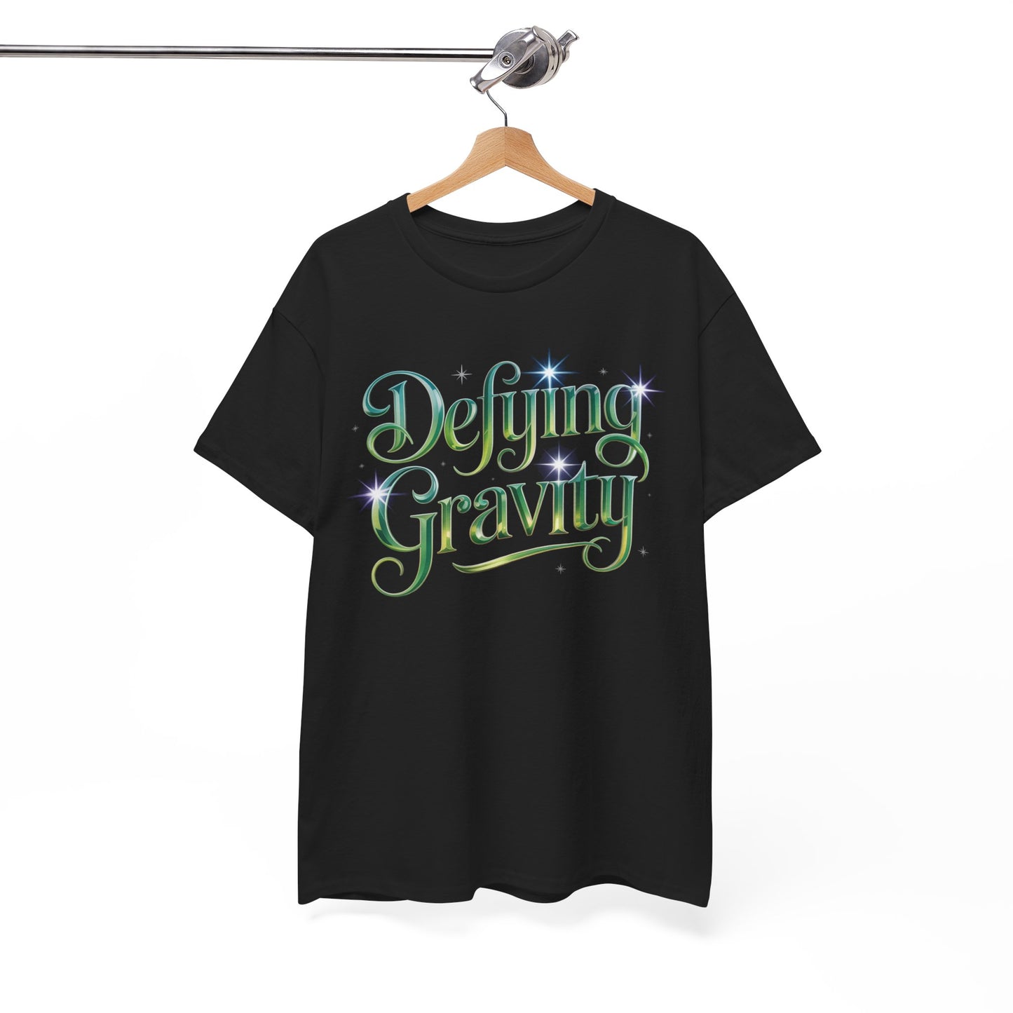 Defying Gravity Wicked Musical Quote Tee – Broadway Fan Shirt, Inspirational Wizard of Oz Graphic Tee, Musical Theatre Unisex T-Shirt