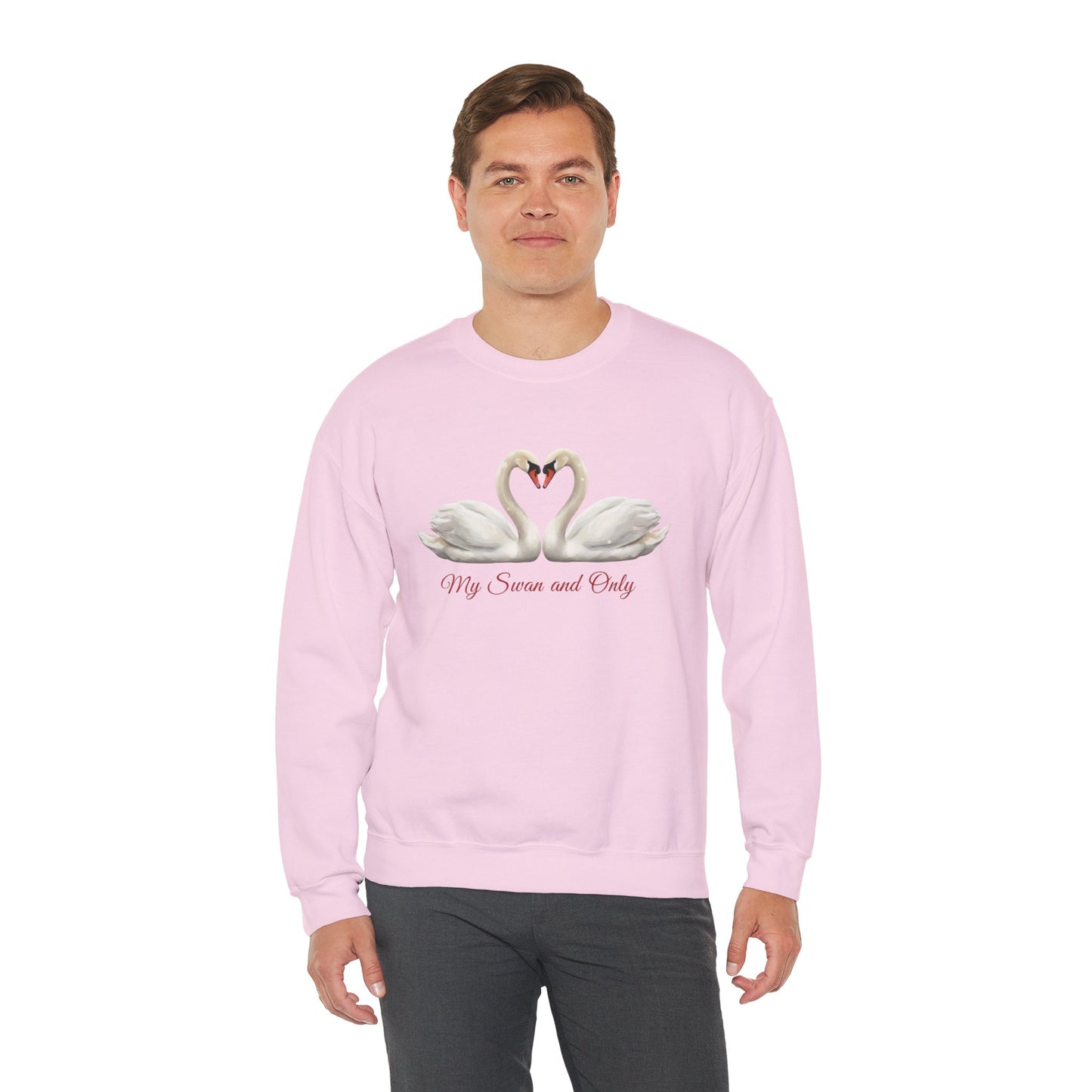 My Swan And Only Sweatshirt, Swan Love Sweater, Romantic Couple Gift, Valentine Sweatshirt, Anniversary Love Pullover