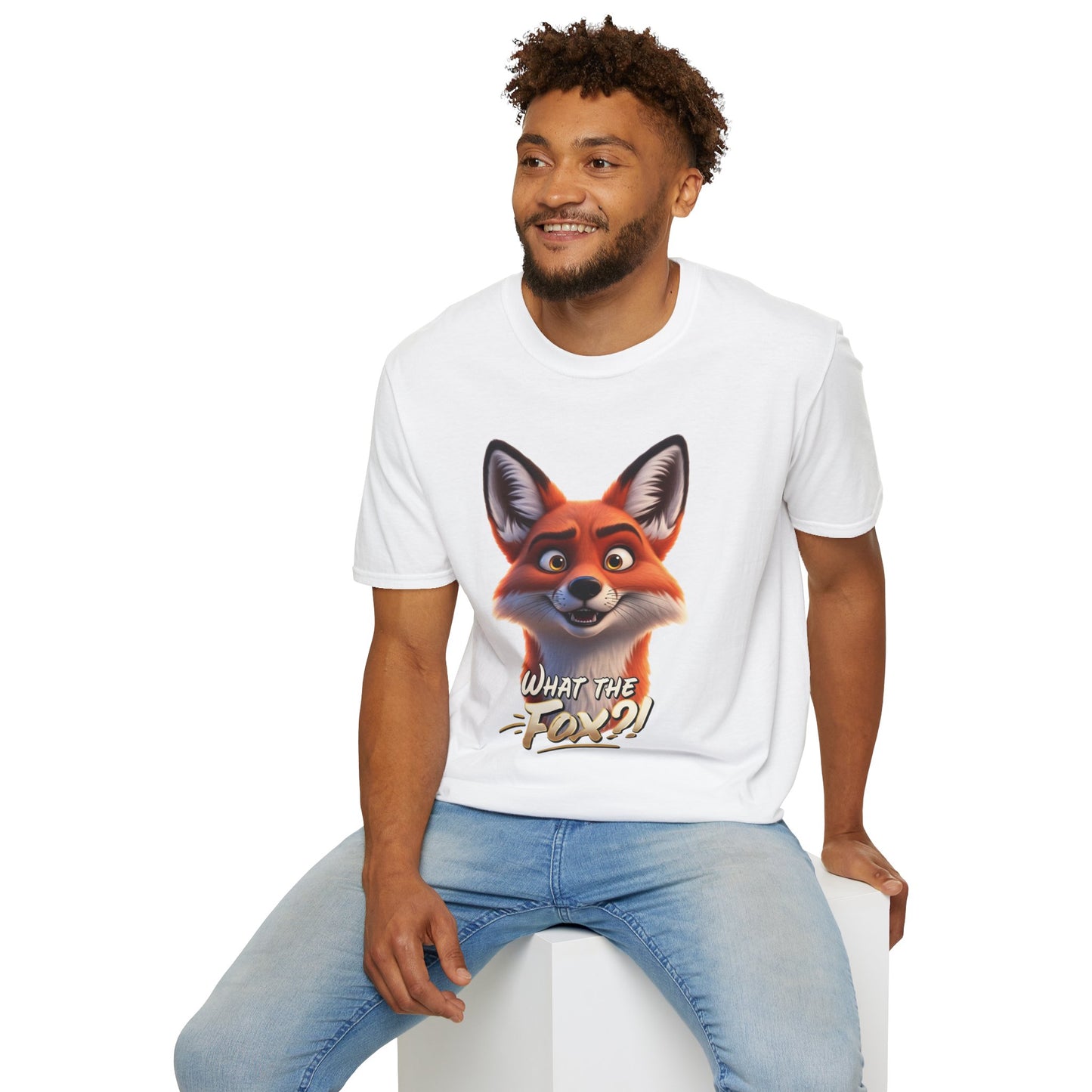 What The Fox T-Shirt, Funny Fox Graphic Tee, Animal Lover Shirt, Cute Pun Gift, Woodland Animal Top, Fun Casual Shirt For Men And Women