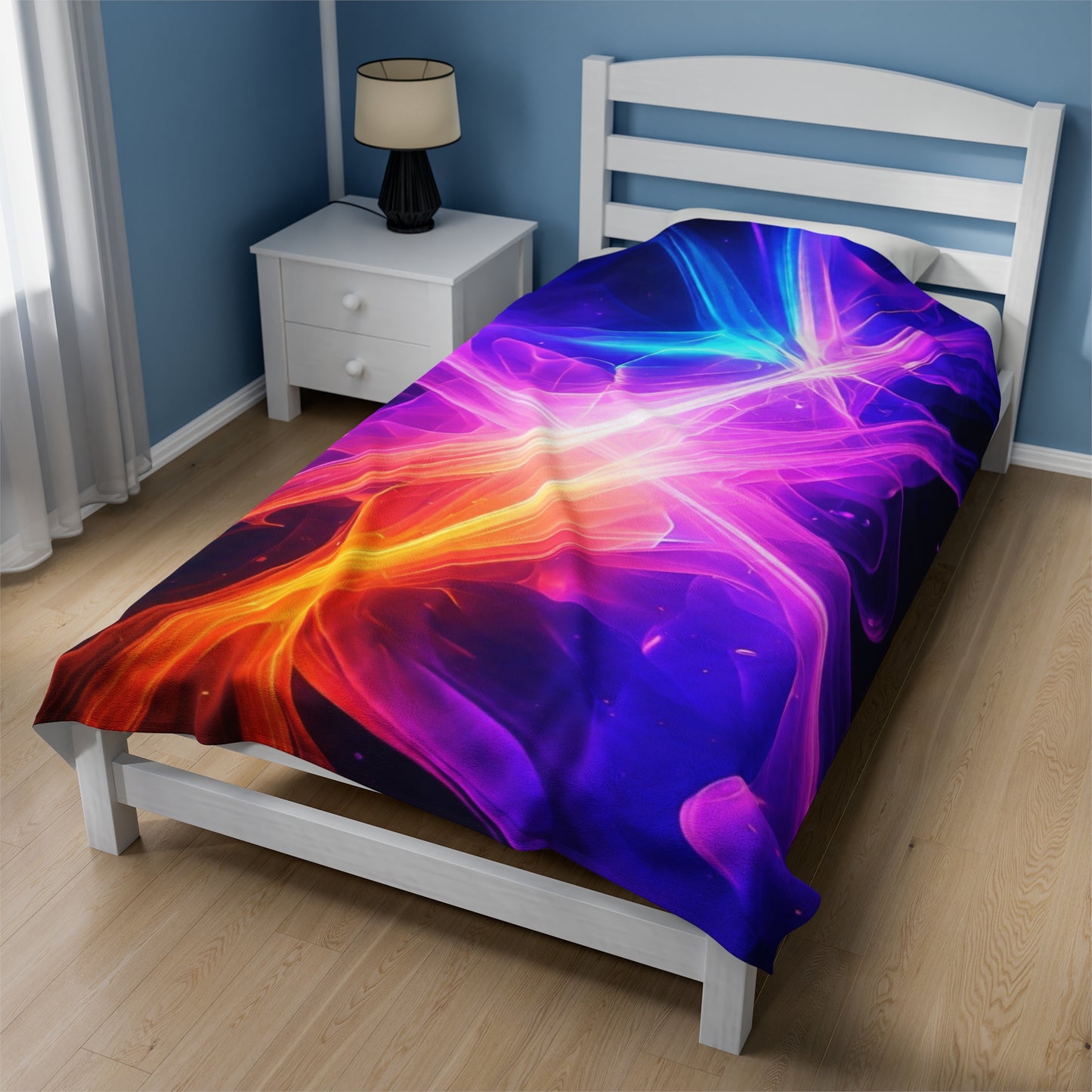 Color Splash Plush Velveteen Blanket