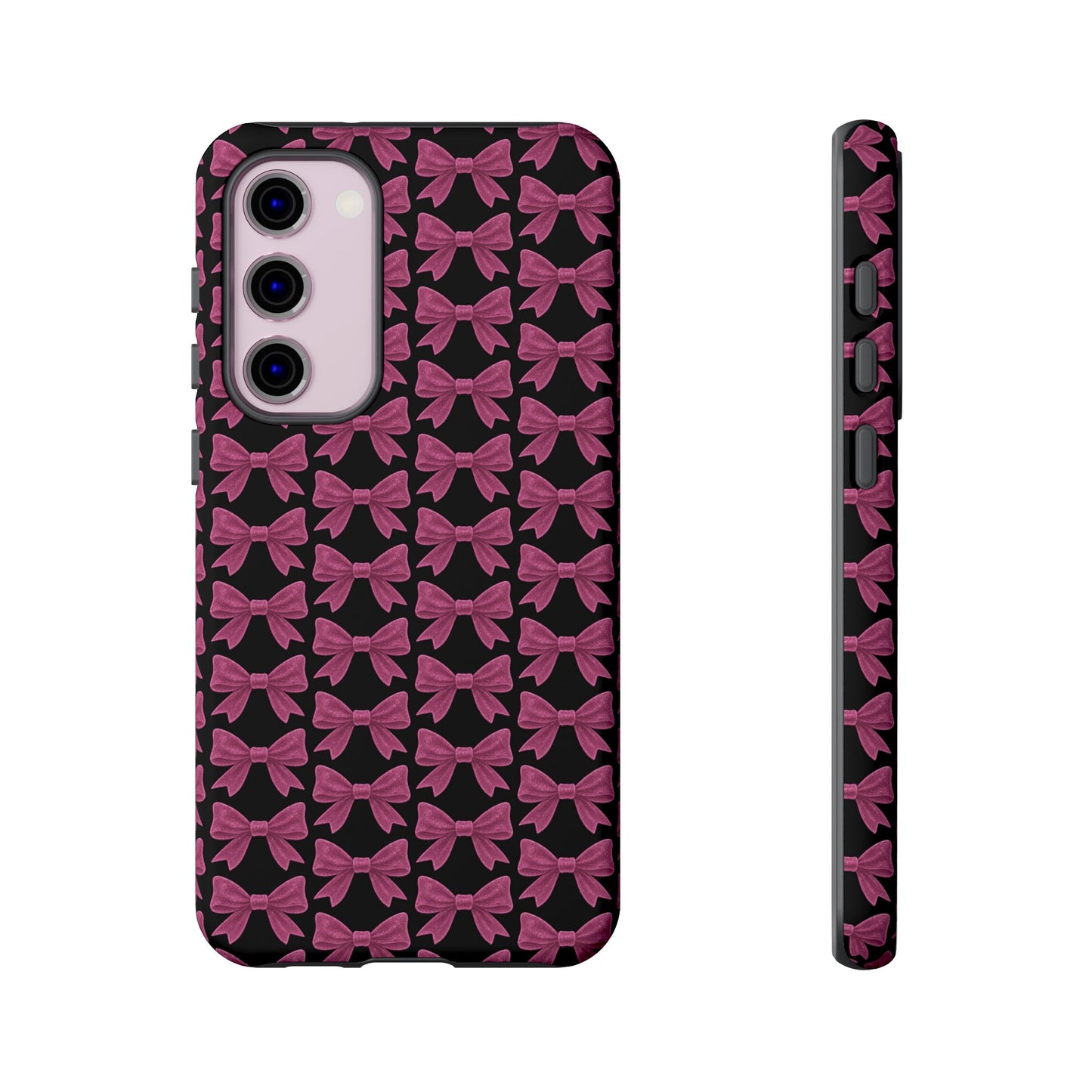 Pink Bow Samsung Case Coquette Aesthetic Phone Cover Cute Girly Phone Case Glossy Y2K Accessory Kawaii Samsung Case Gift
